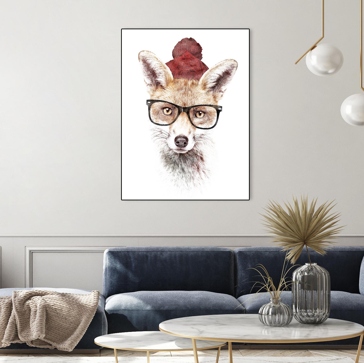 It's Pretty Cold Outside by Robert Farkas on GIANT ART - white animals