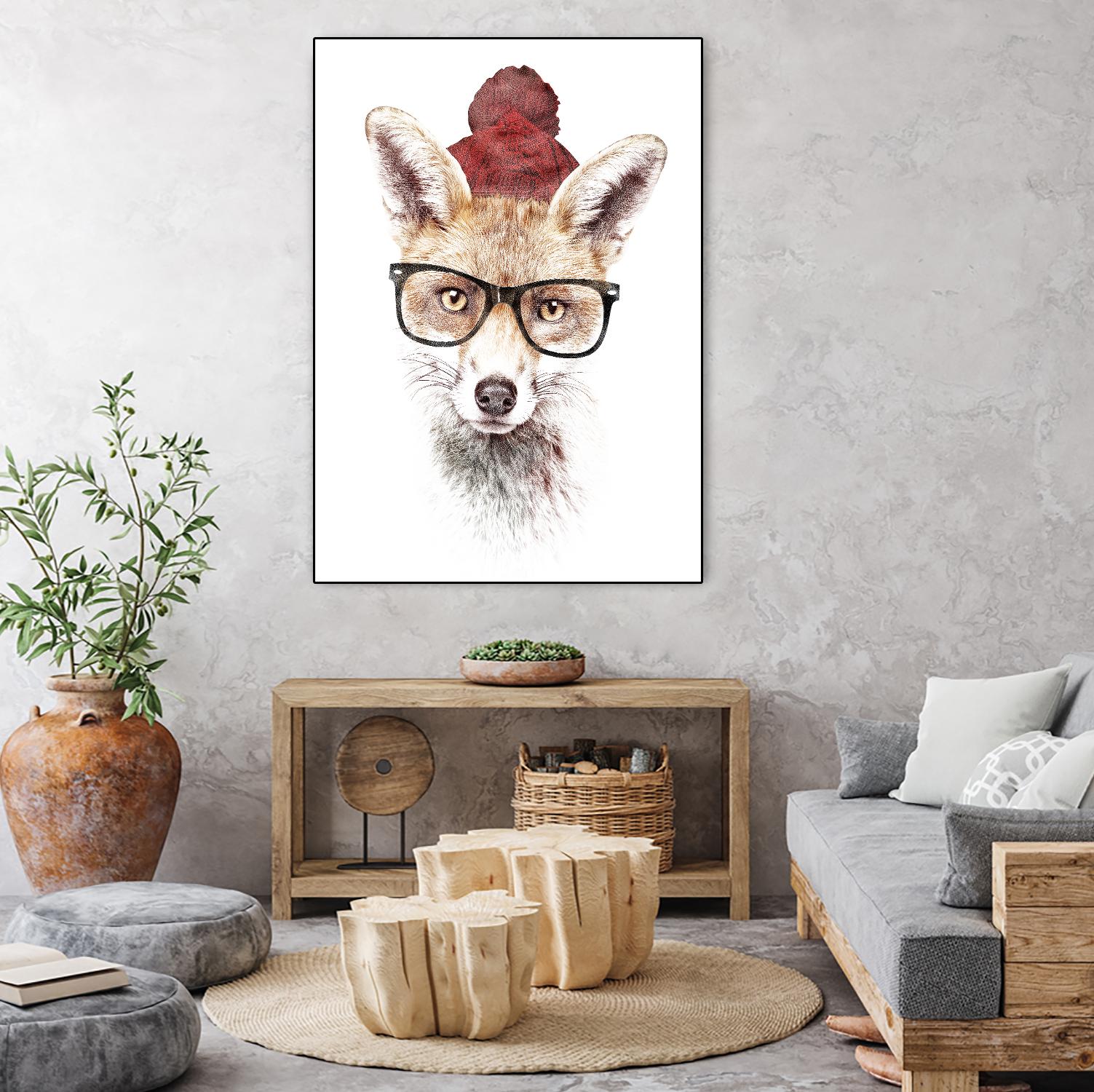 It's Pretty Cold Outside by Robert Farkas on GIANT ART - white animals