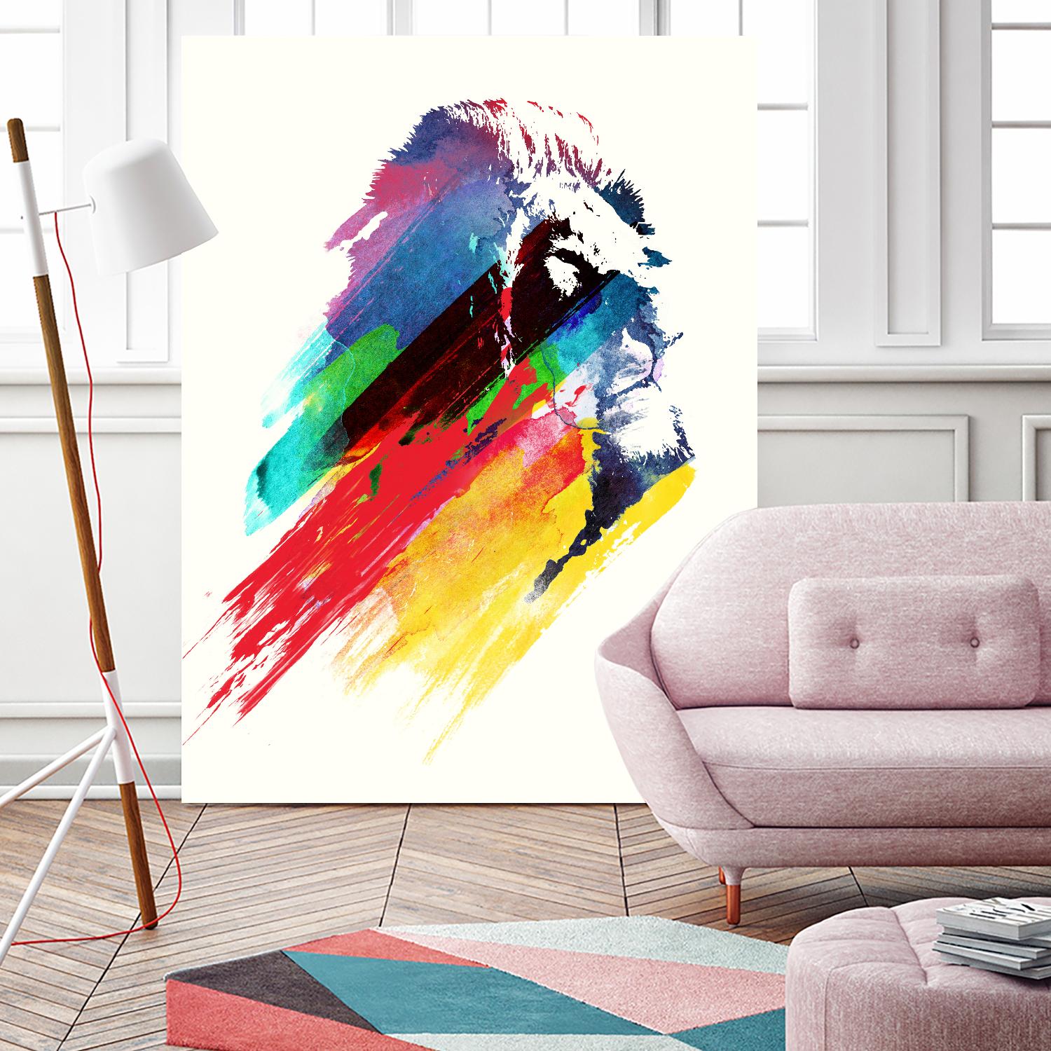 Our Hero by Robert Farkas on GIANT ART - blue animals