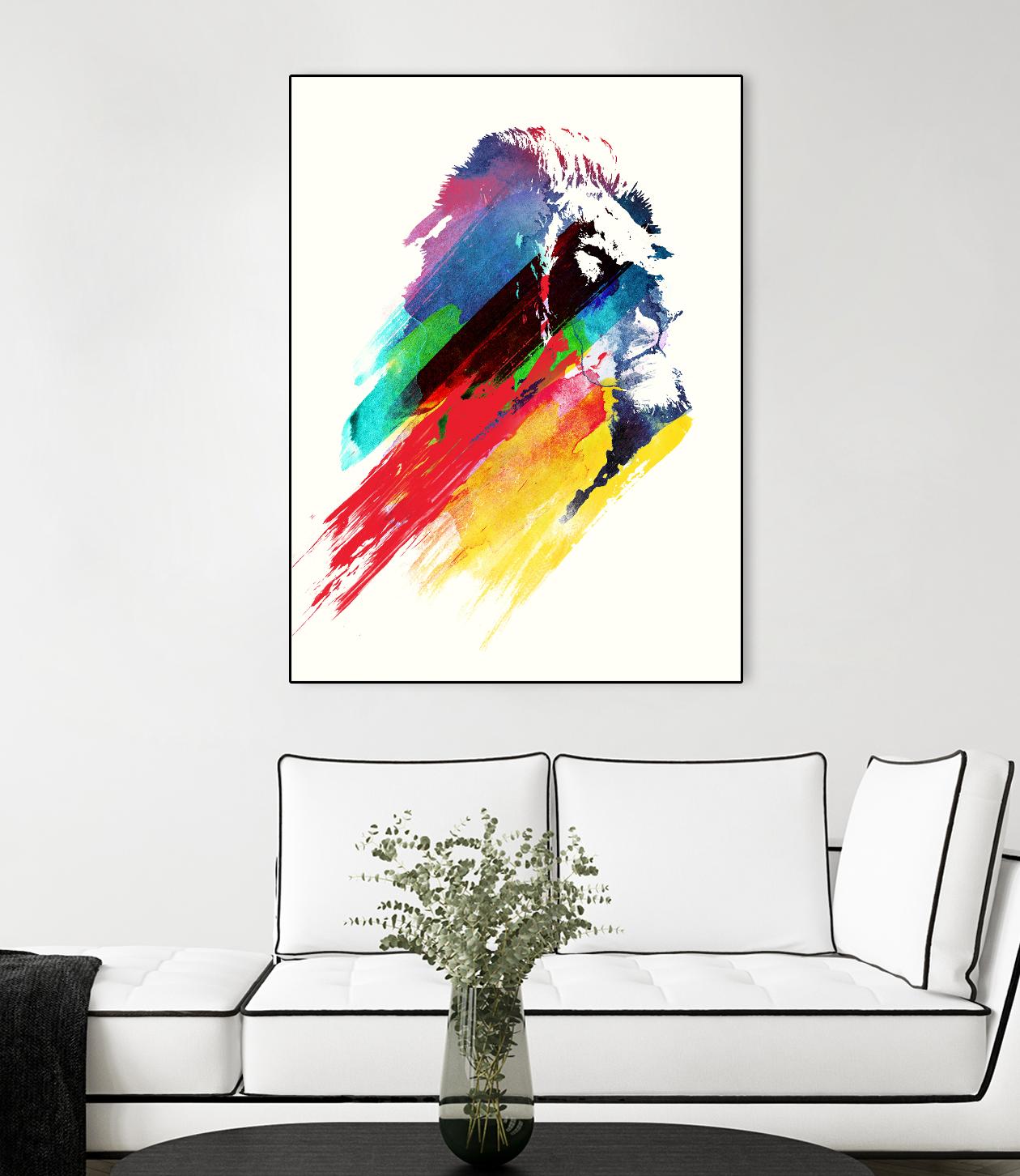 Our Hero by Robert Farkas on GIANT ART - blue animals