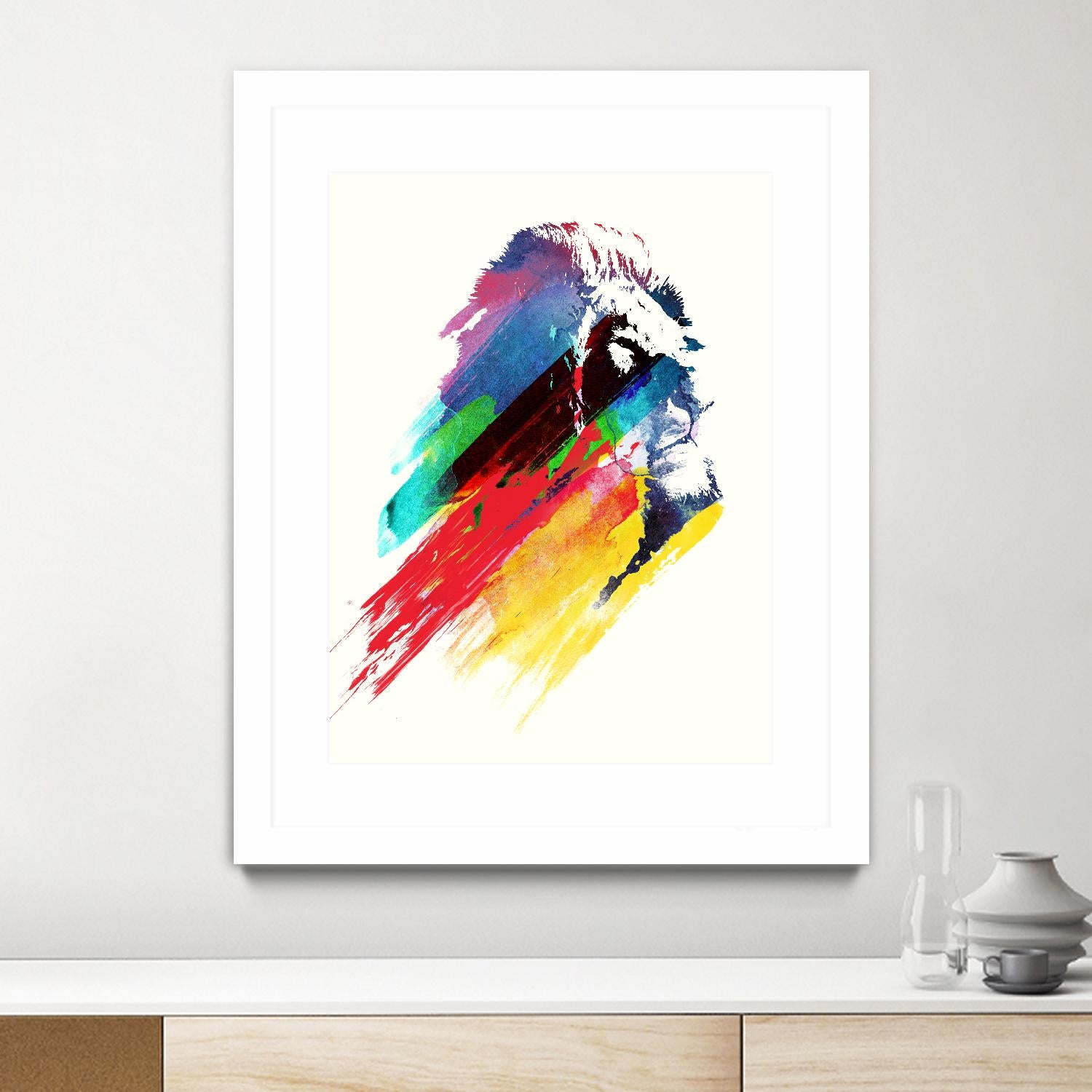 Our Hero by Robert Farkas on GIANT ART - blue animals