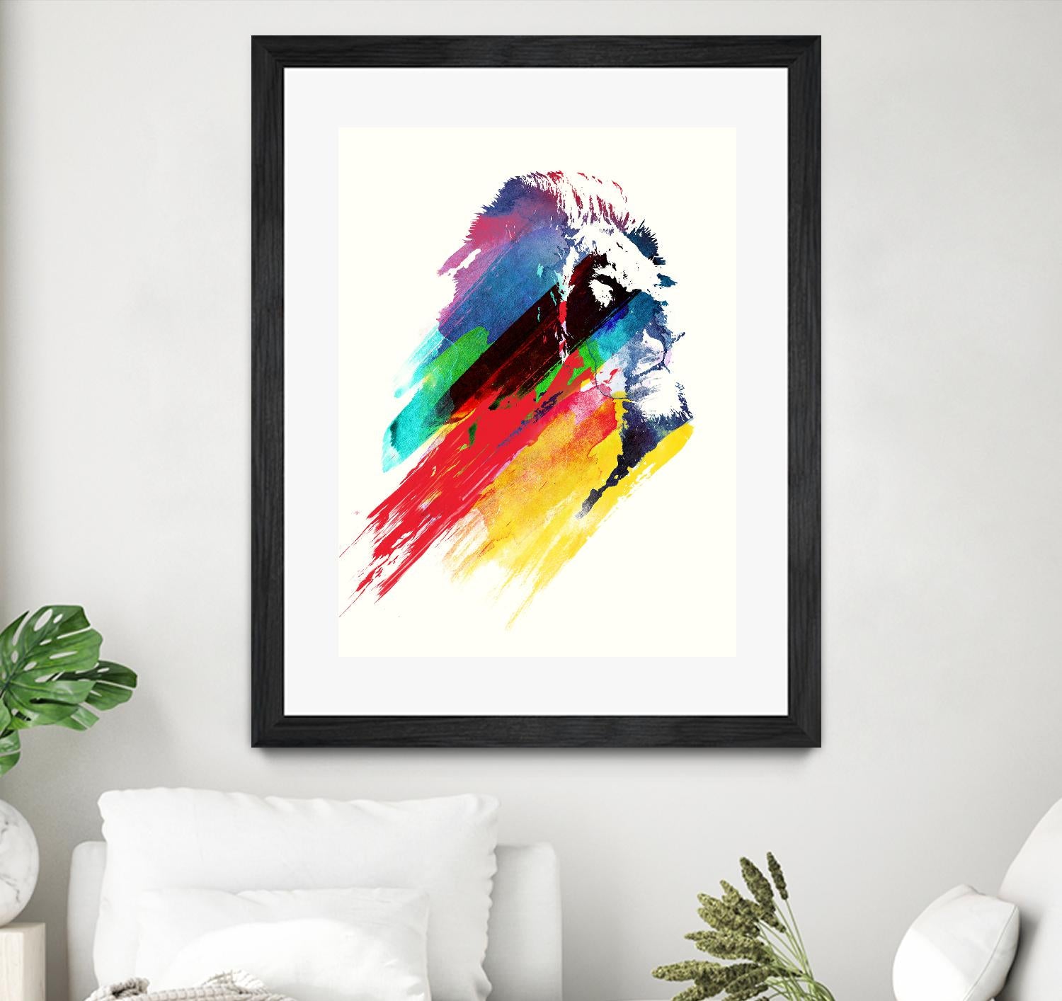 Our Hero by Robert Farkas on GIANT ART - blue animals