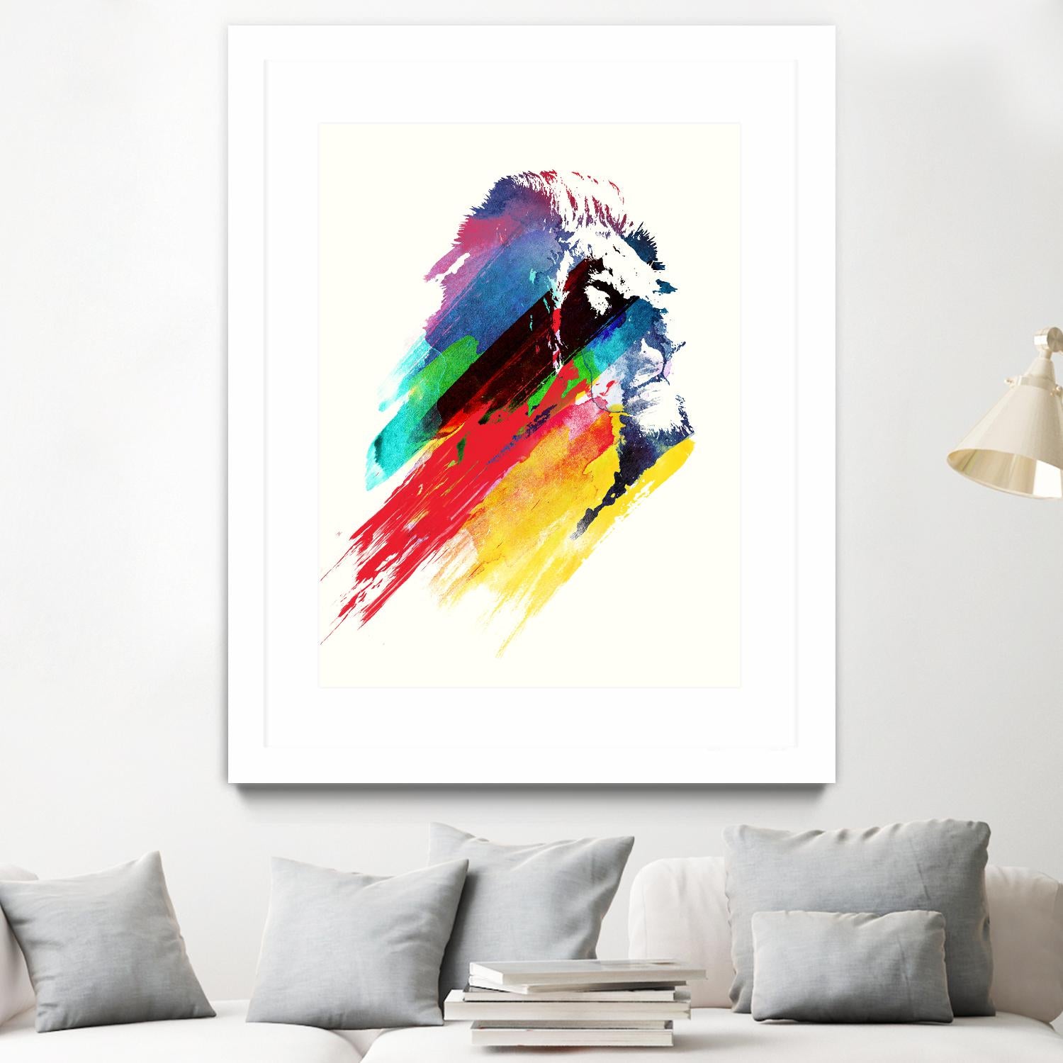 Our Hero by Robert Farkas on GIANT ART - blue animals