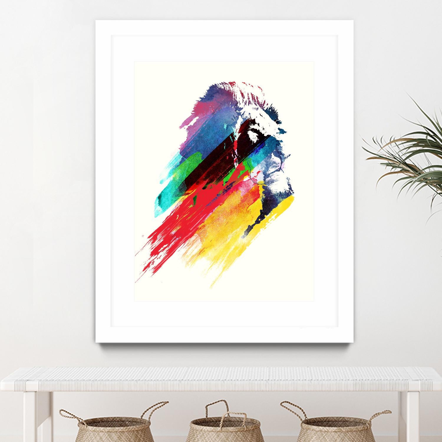 Our Hero by Robert Farkas on GIANT ART - blue animals