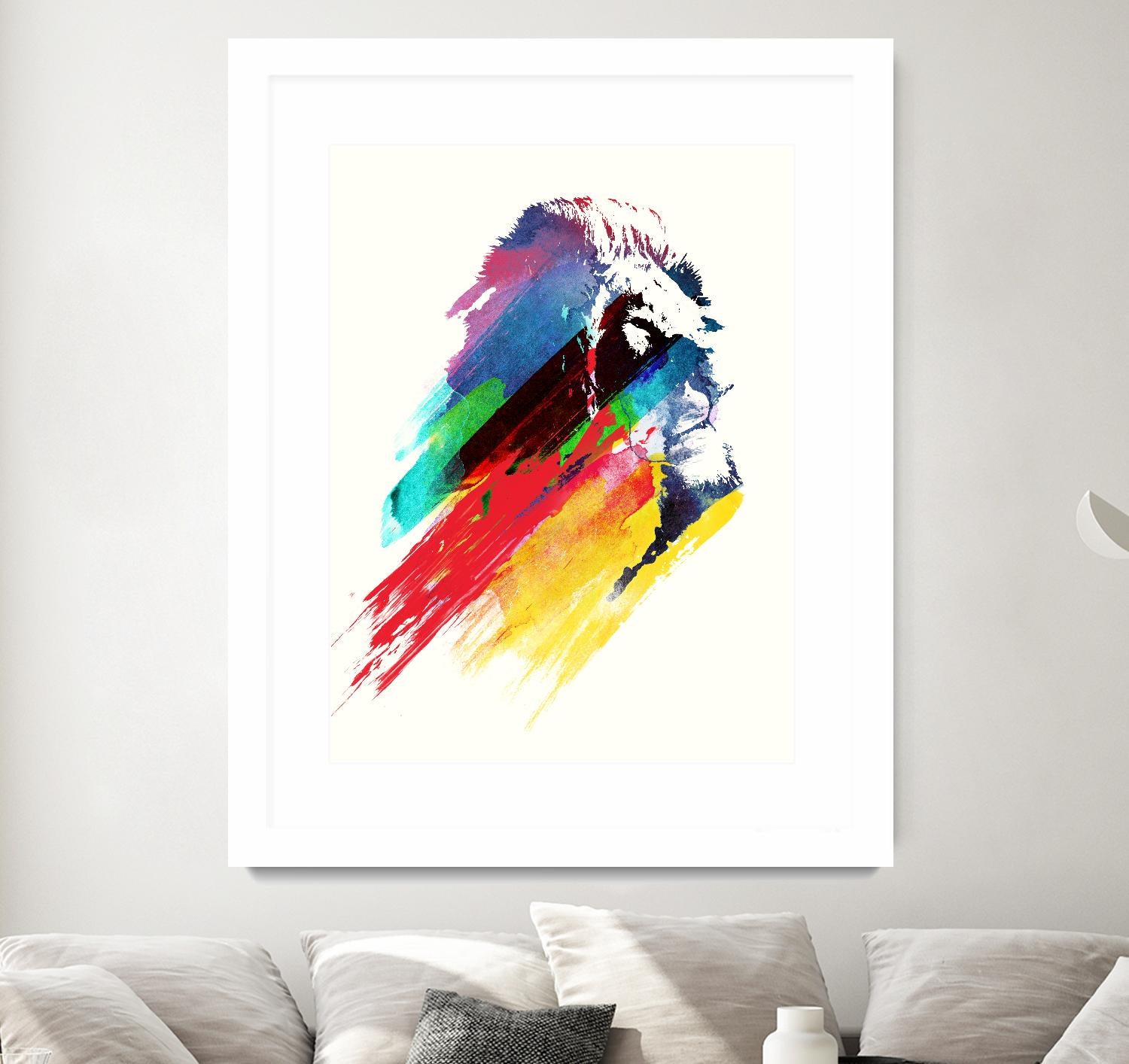 Our Hero by Robert Farkas on GIANT ART - blue animals