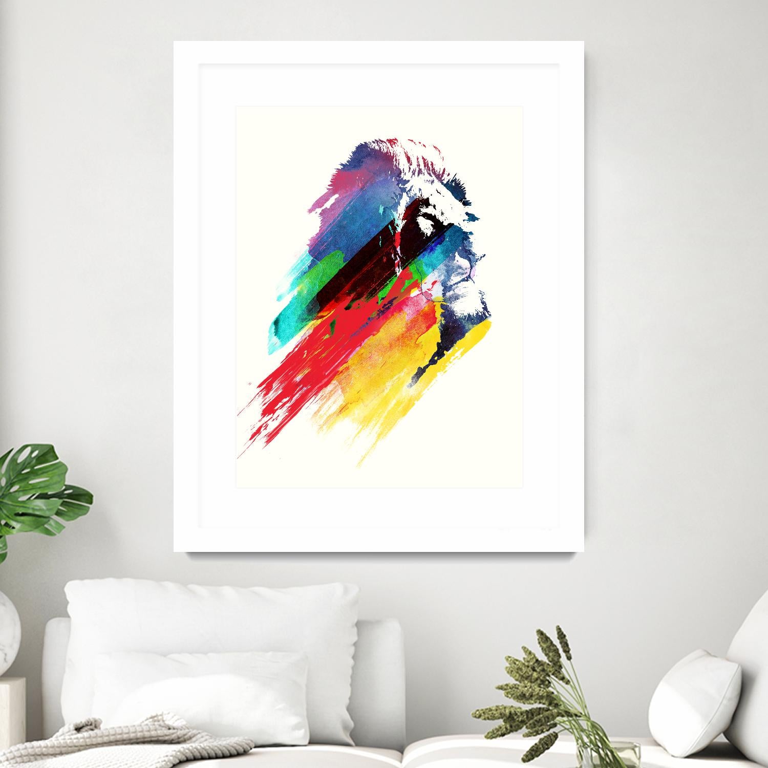 Our Hero by Robert Farkas on GIANT ART - blue animals