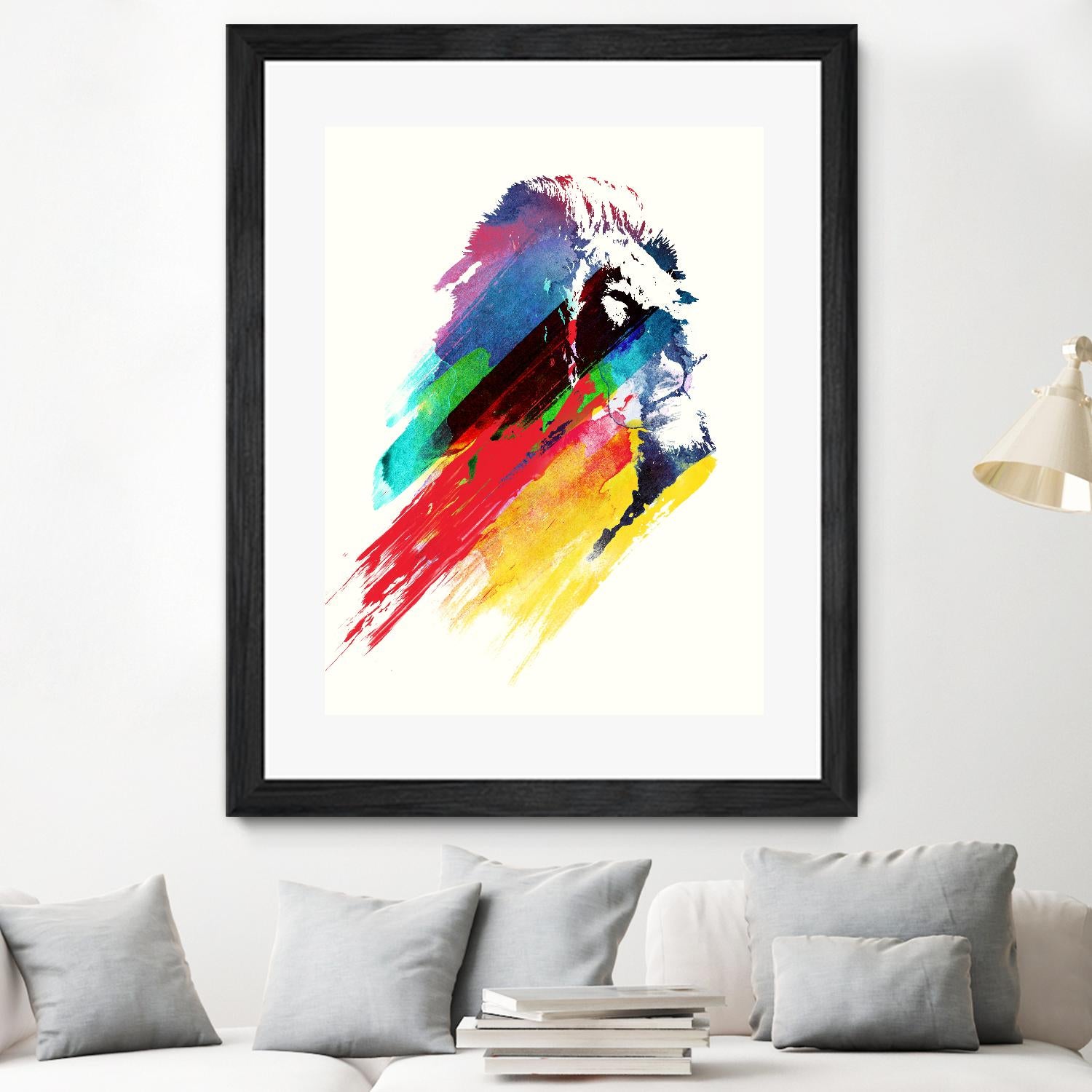 Our Hero by Robert Farkas on GIANT ART - blue animals