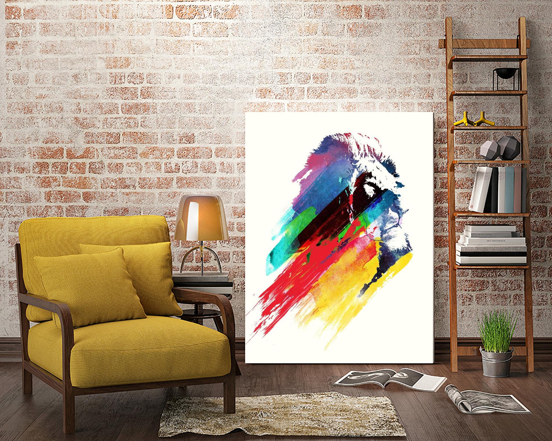 Our Hero by Robert Farkas on GIANT ART - blue animals