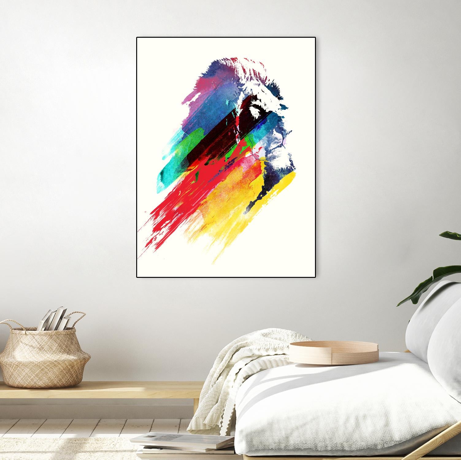 Our Hero by Robert Farkas on GIANT ART - blue animals