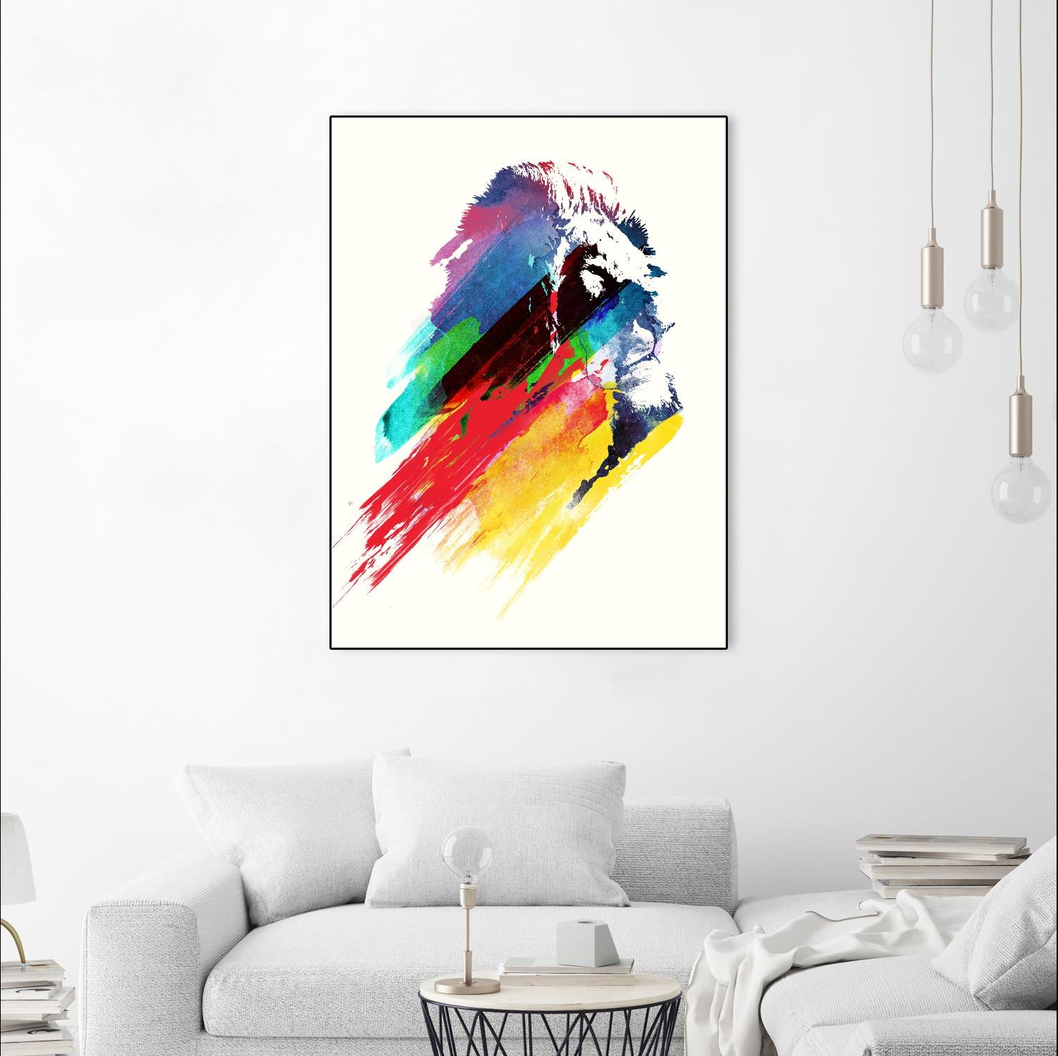 Our Hero by Robert Farkas on GIANT ART - blue animals