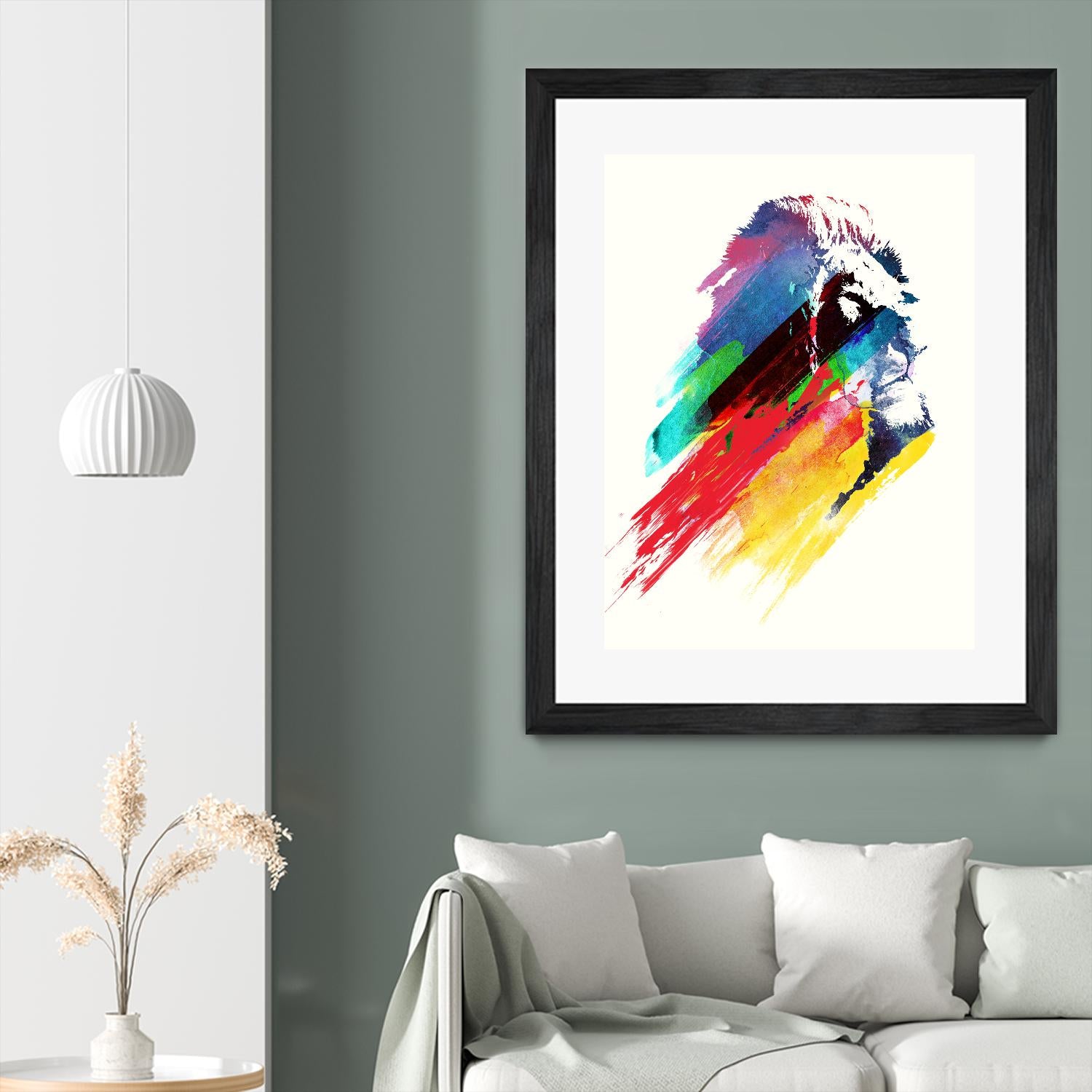 Our Hero by Robert Farkas on GIANT ART - blue animals