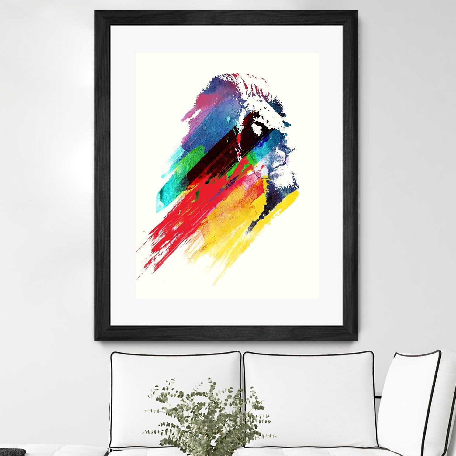 Our Hero by Robert Farkas on GIANT ART - blue animals