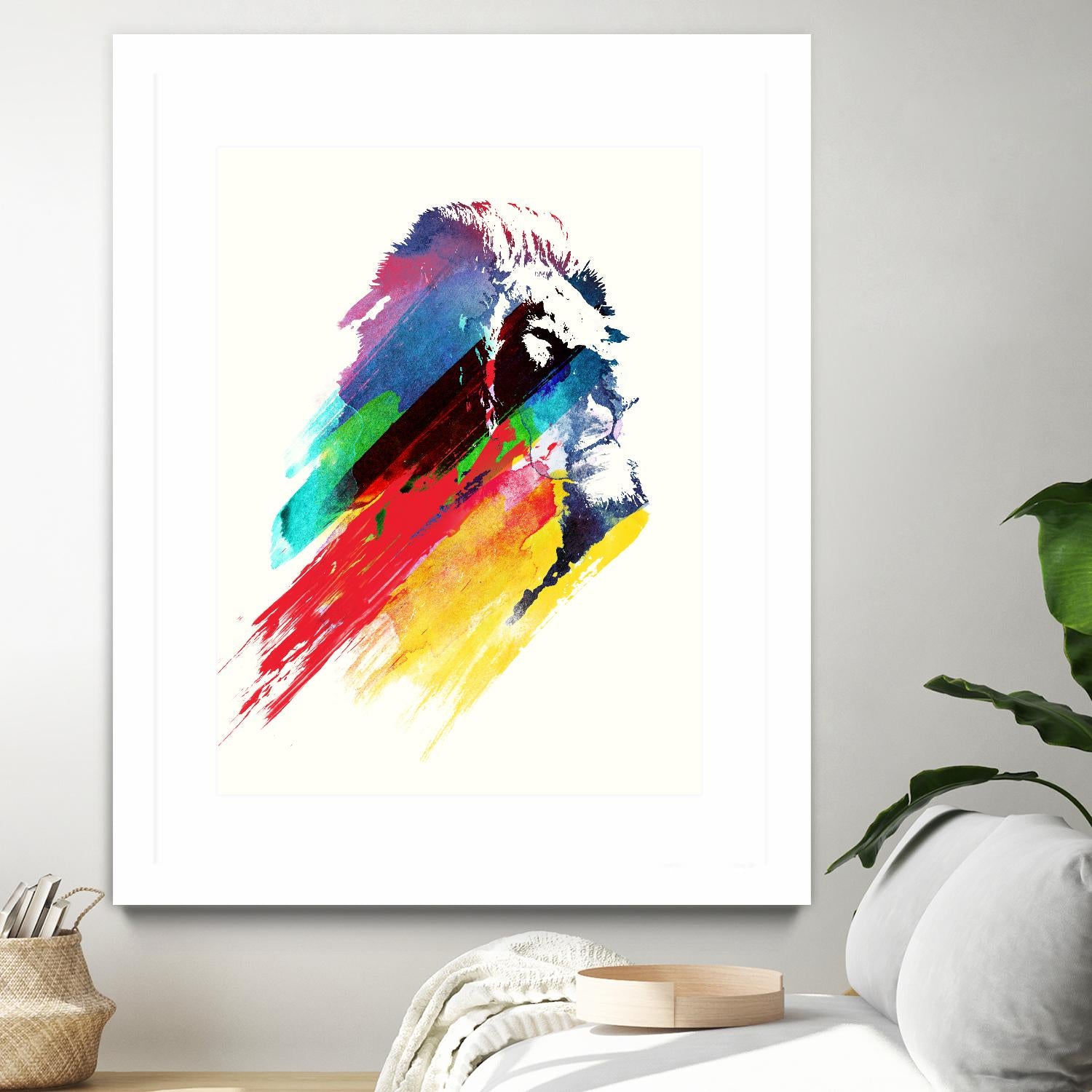 Our Hero by Robert Farkas on GIANT ART - blue animals