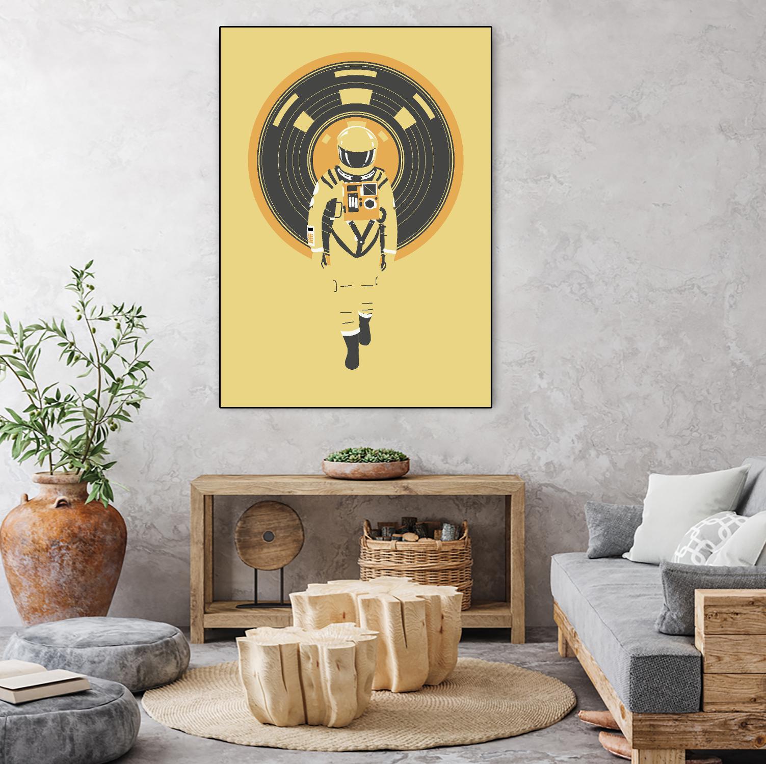 DJ Hal by Robert Farkas on GIANT ART - brown contemporary