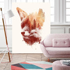 Blind Fox by Robert Farkas on GIANT ART - orange animals