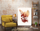 Blind Fox by Robert Farkas on GIANT ART - orange animals