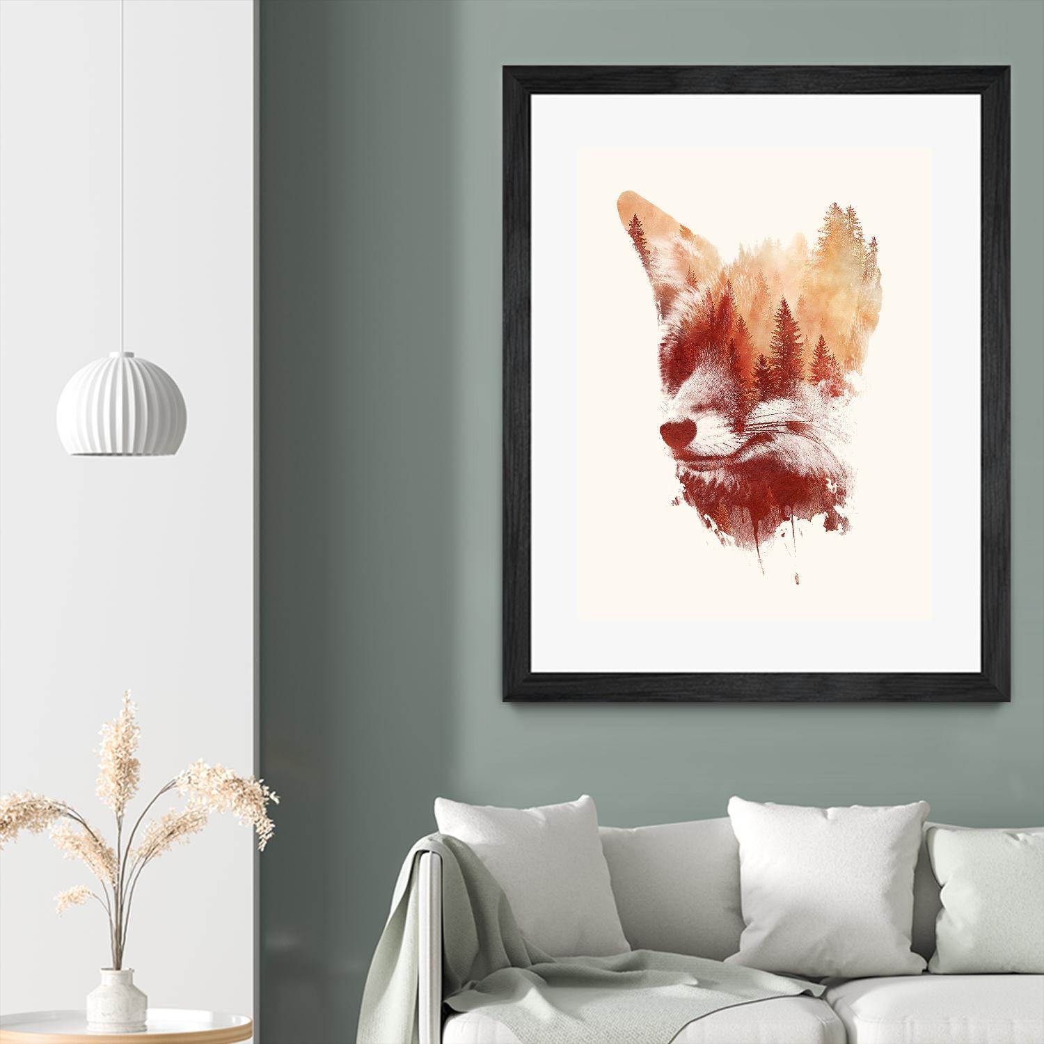 Blind Fox by Robert Farkas on GIANT ART - orange animals