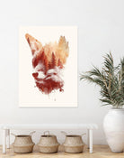 Blind Fox by Robert Farkas on GIANT ART - orange animals