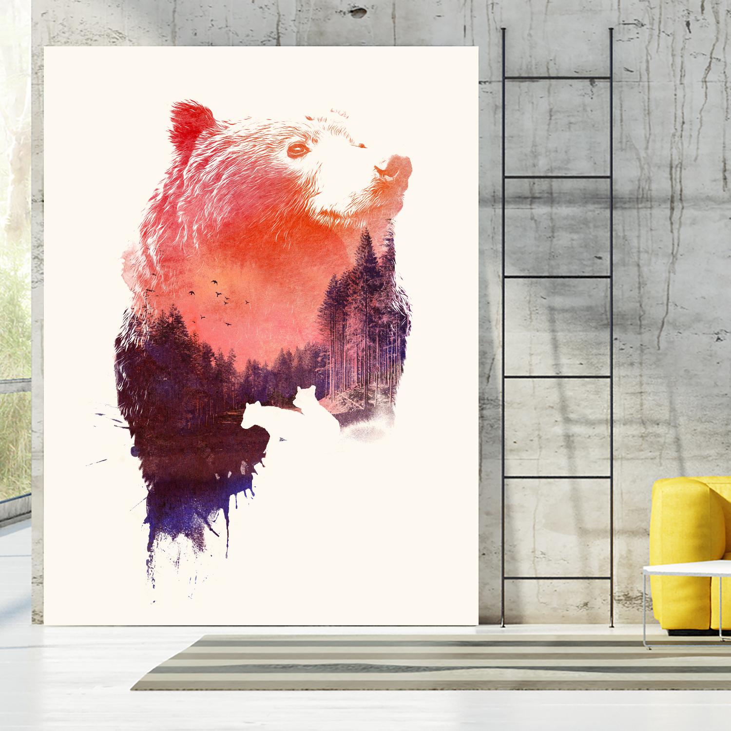 Love Forever by Robert Farkas on GIANT ART - purple animals