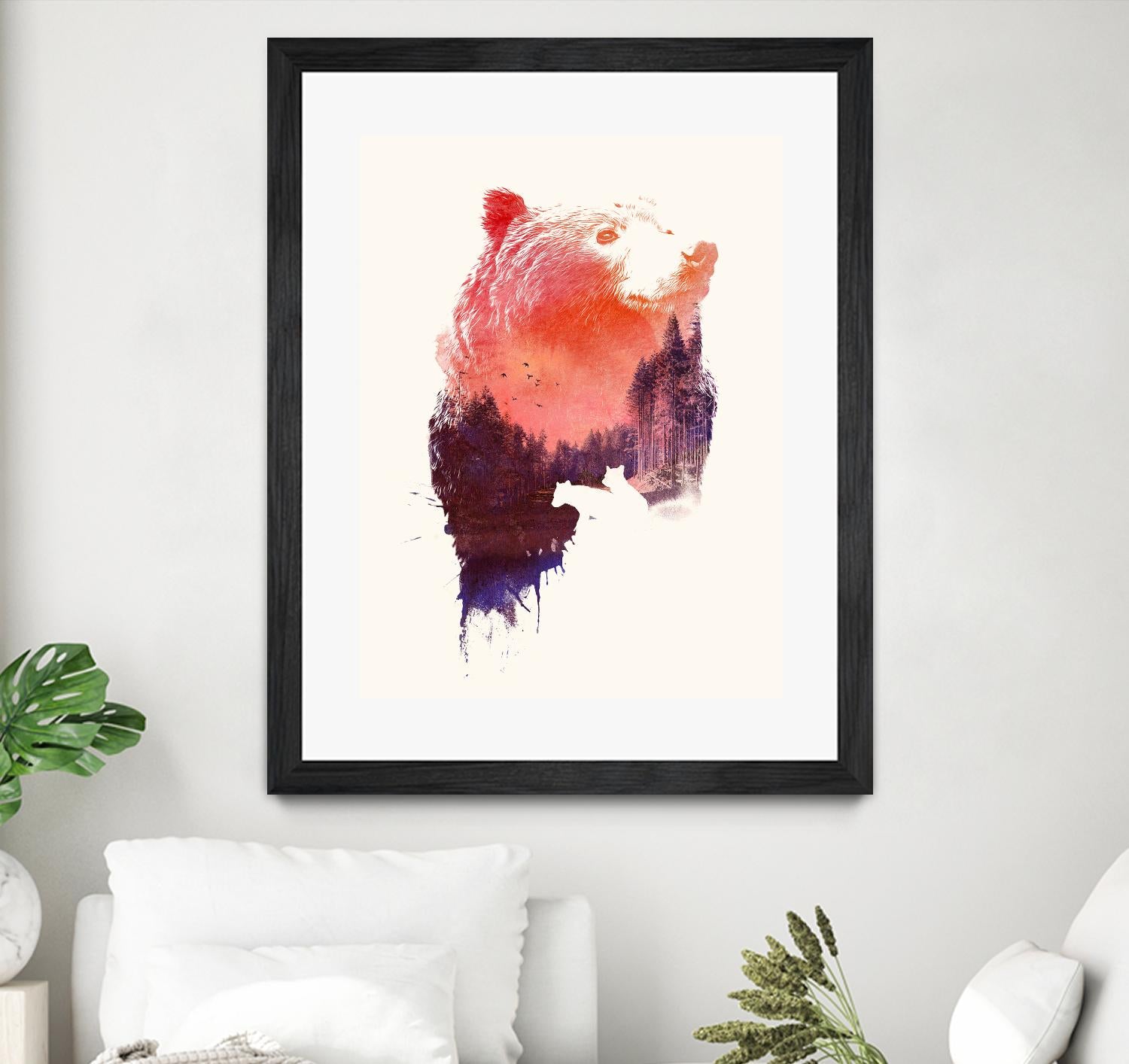 Love Forever by Robert Farkas on GIANT ART - purple animals