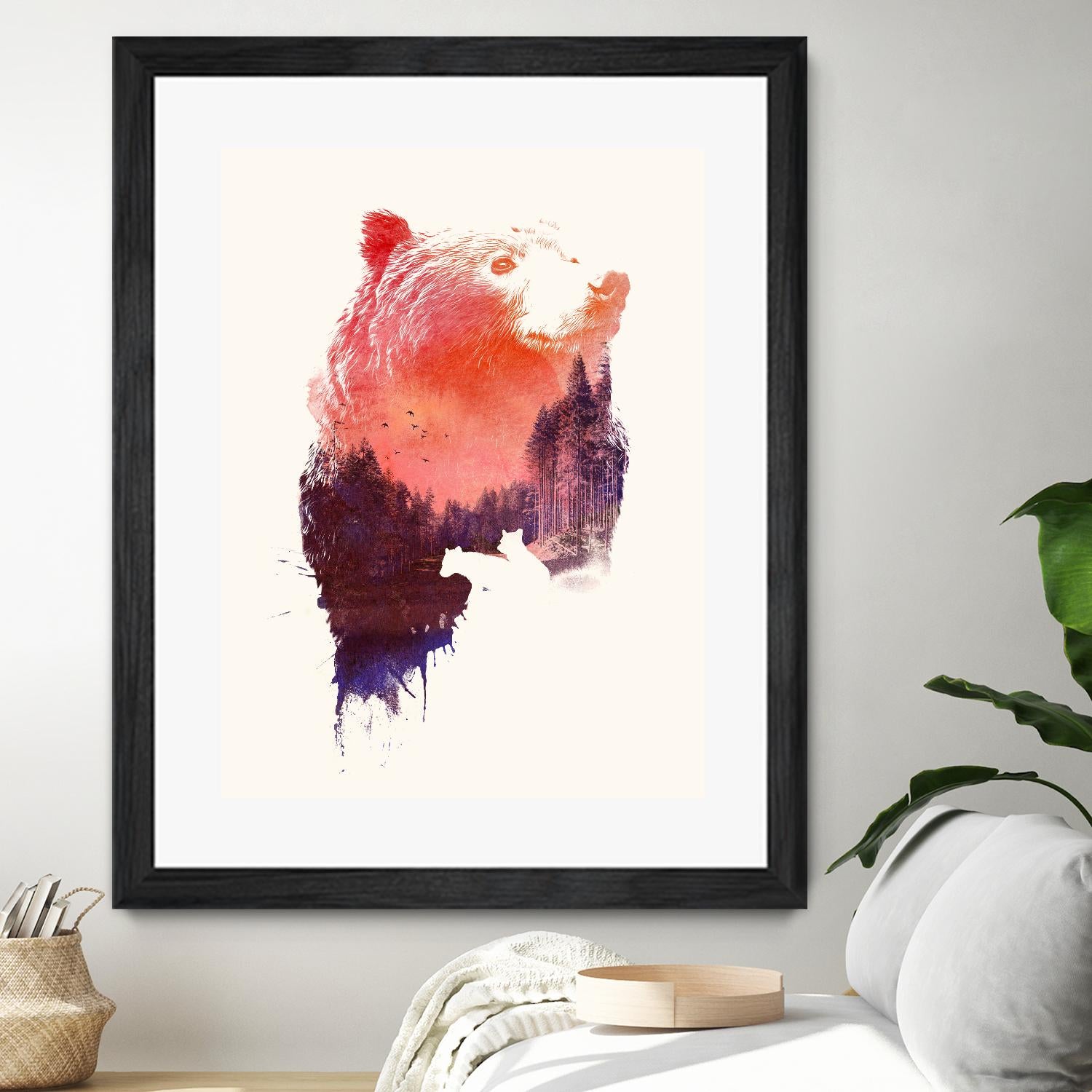 Love Forever by Robert Farkas on GIANT ART - purple animals