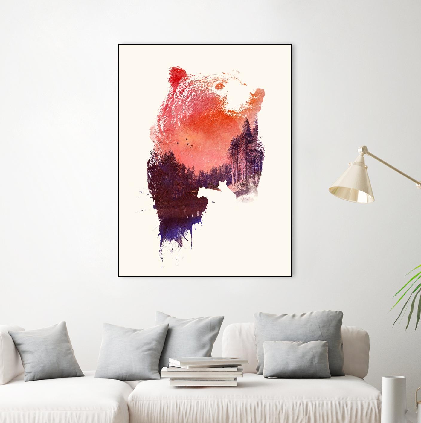 Love Forever by Robert Farkas on GIANT ART - purple animals