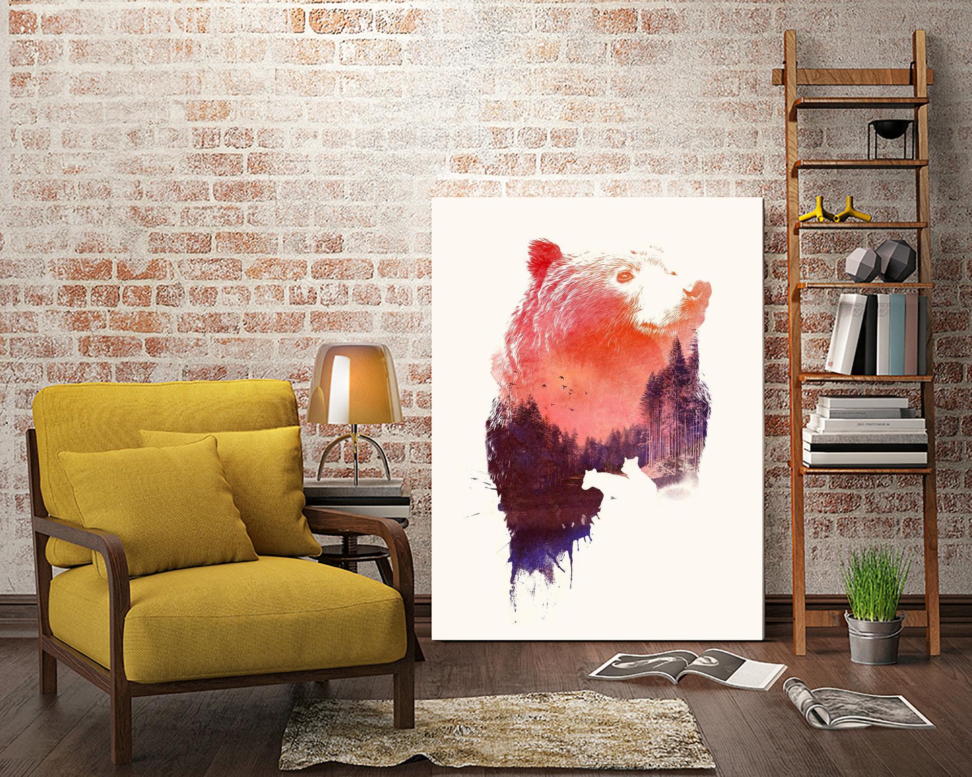 Love Forever by Robert Farkas on GIANT ART - purple animals