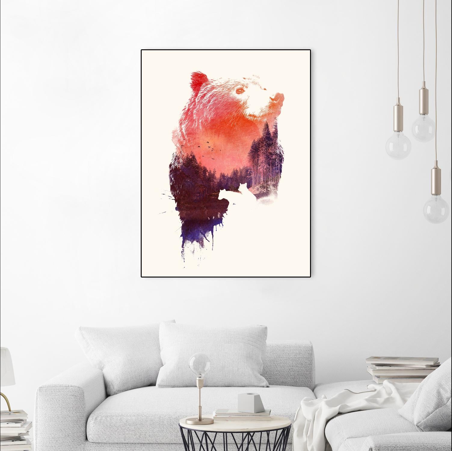 Love Forever by Robert Farkas on GIANT ART - purple animals