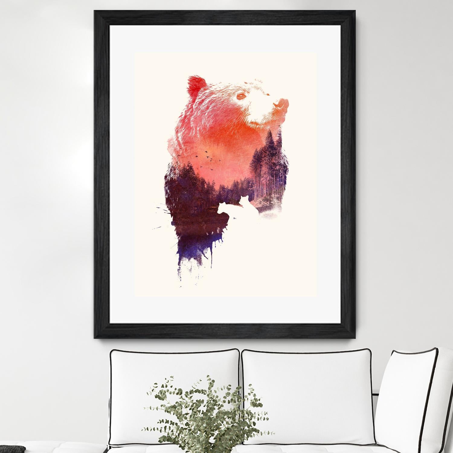Love Forever by Robert Farkas on GIANT ART - purple animals