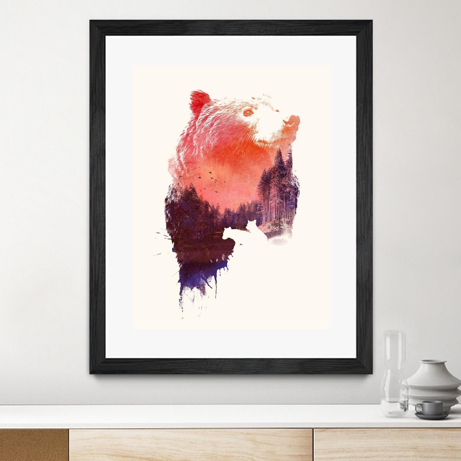 Love Forever by Robert Farkas on GIANT ART - purple animals