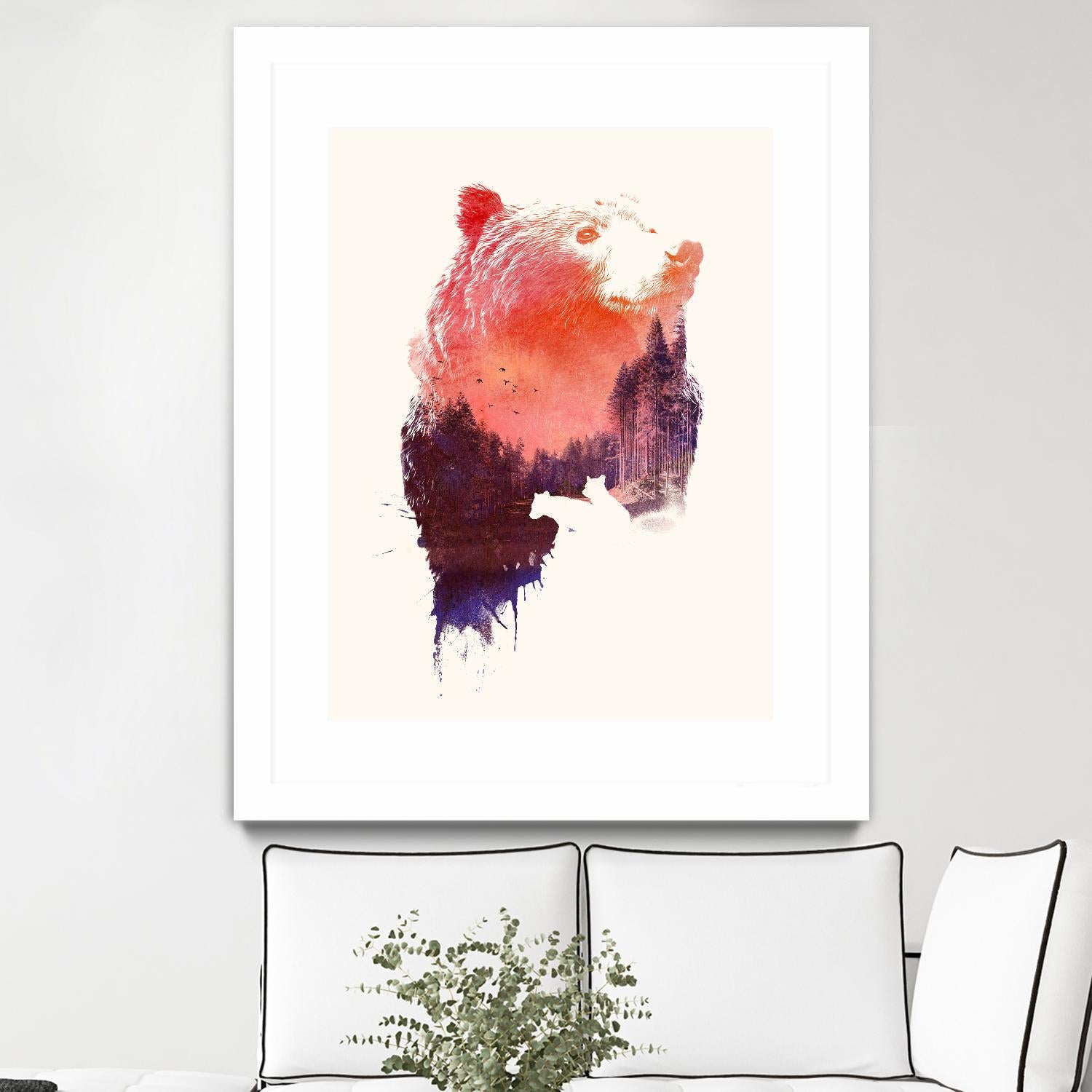 Love Forever by Robert Farkas on GIANT ART - purple animals