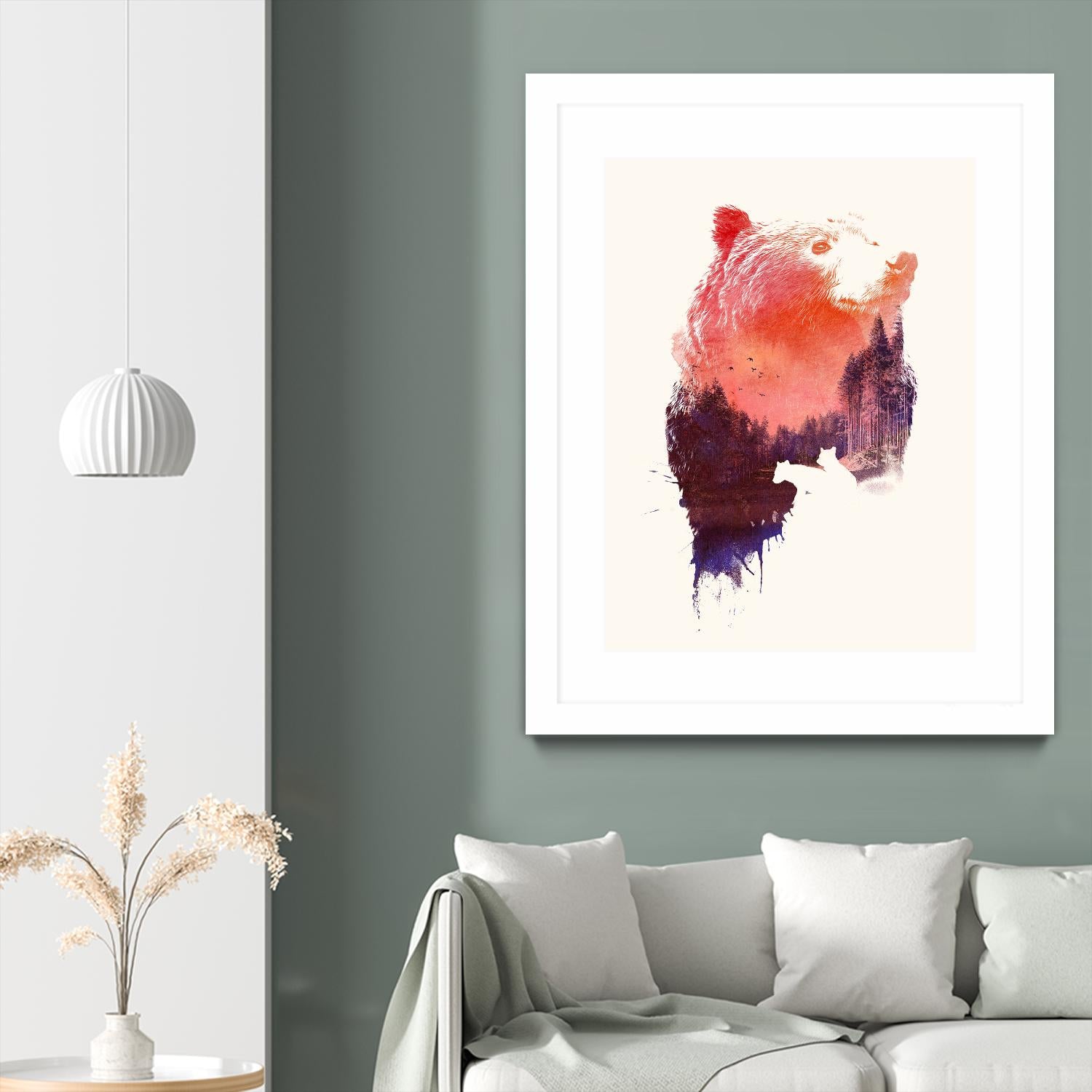 Love Forever by Robert Farkas on GIANT ART - purple animals