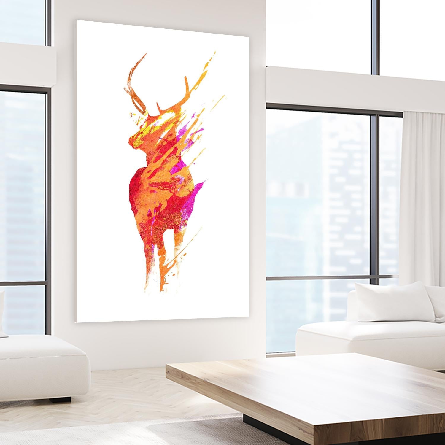 On the Road Again by Robert Farkas on GIANT ART - orange animals