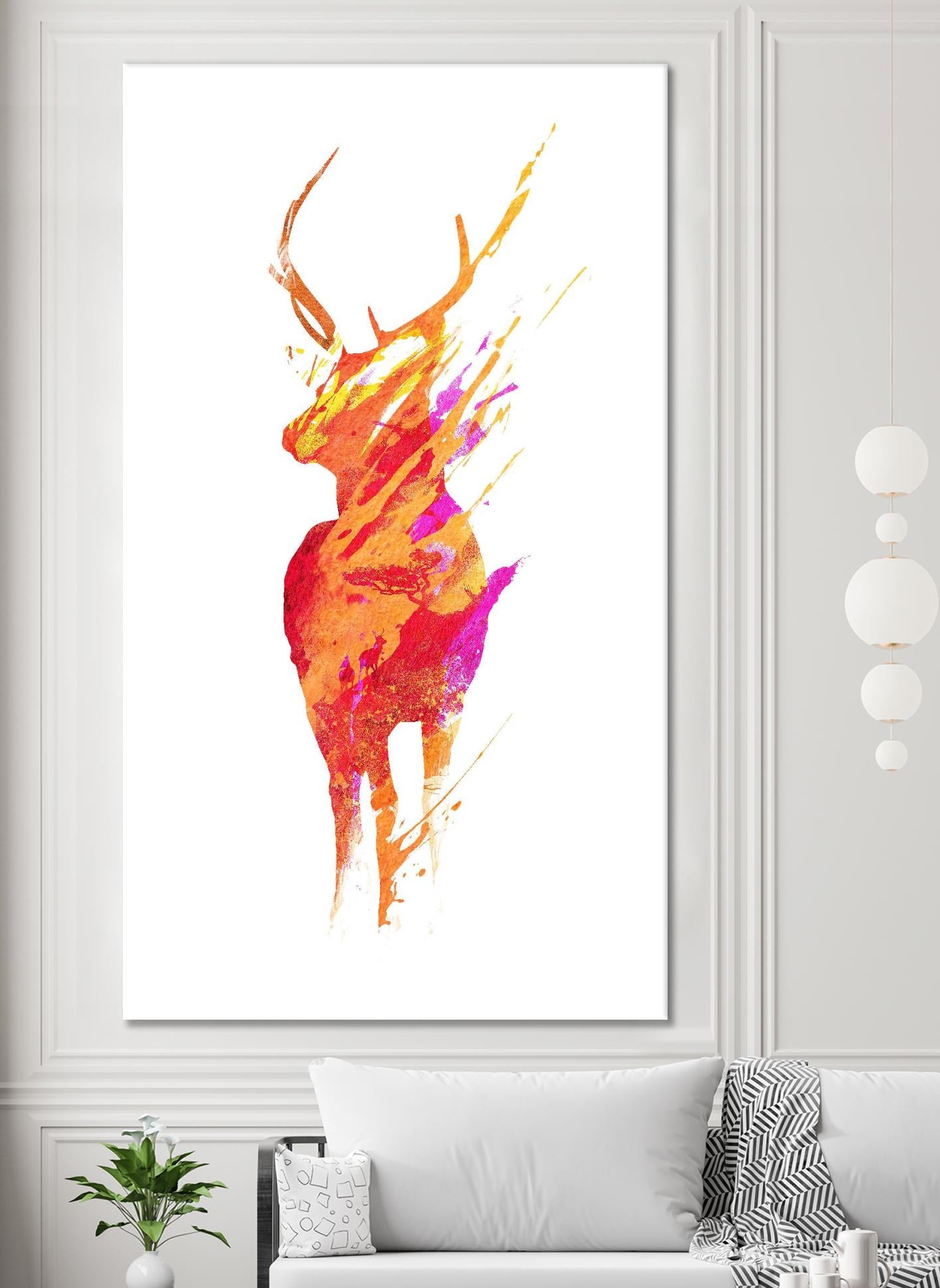 On the Road Again by Robert Farkas on GIANT ART - orange animals