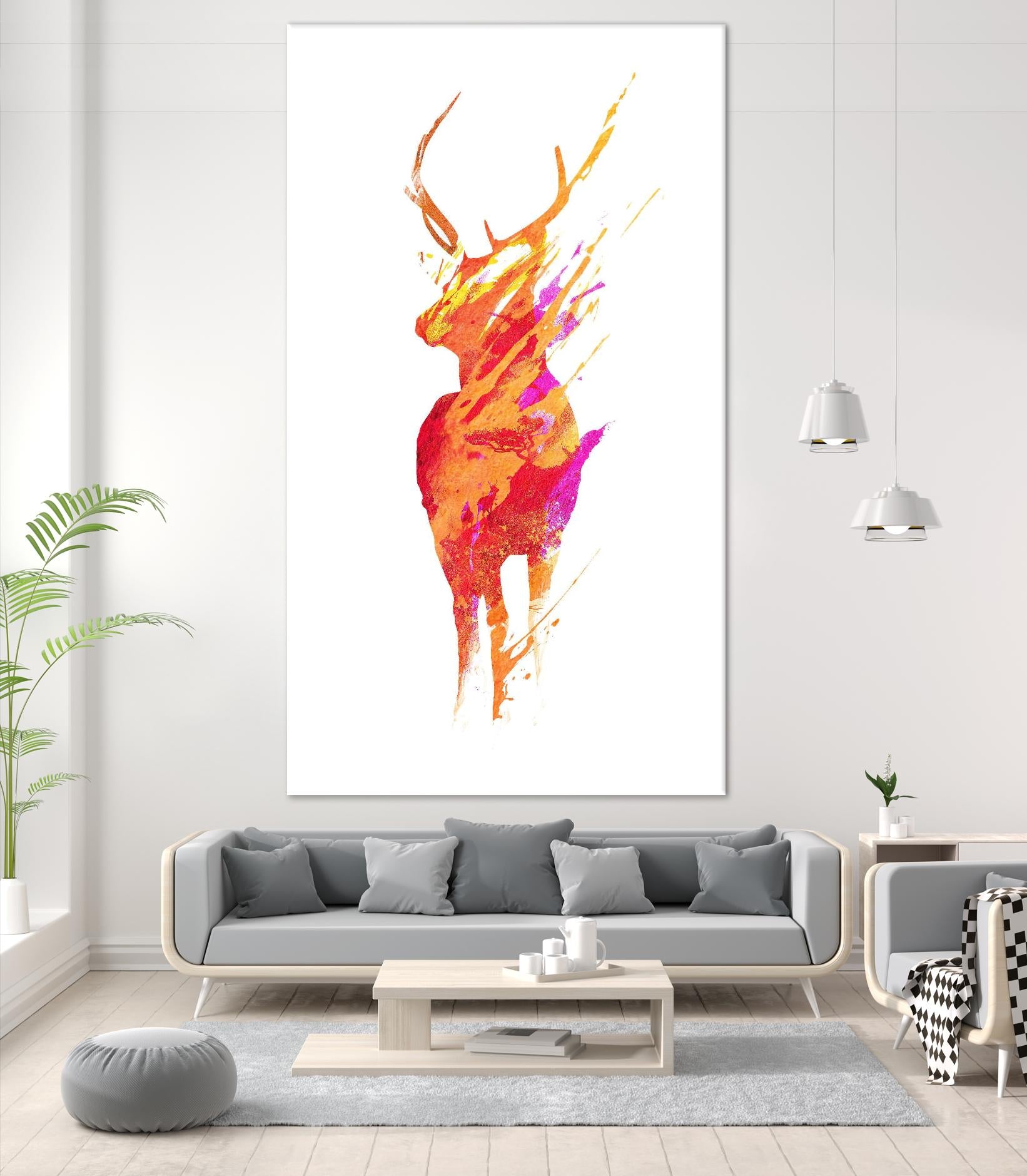 On the Road Again by Robert Farkas on GIANT ART - orange animals