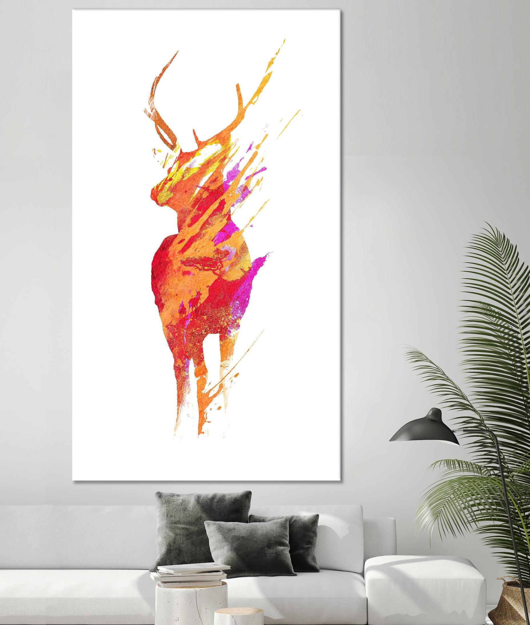 On the Road Again by Robert Farkas on GIANT ART - orange animals