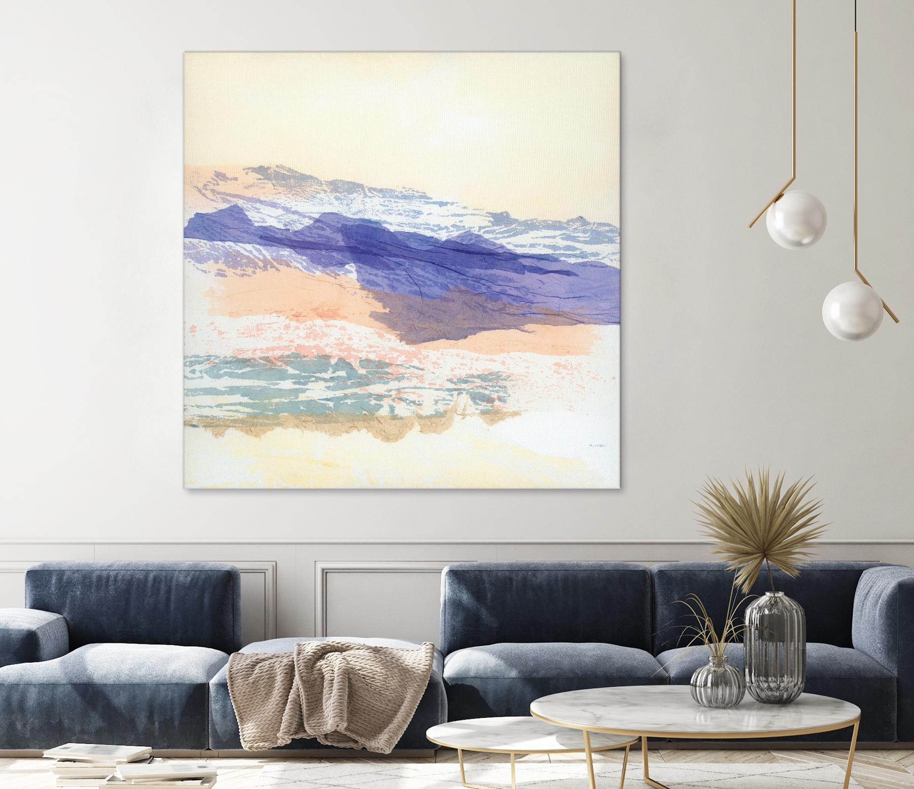 Abstract Mountain by Jan Sullivan Fowler on GIANT ART - multicolor abstracts; contemporary