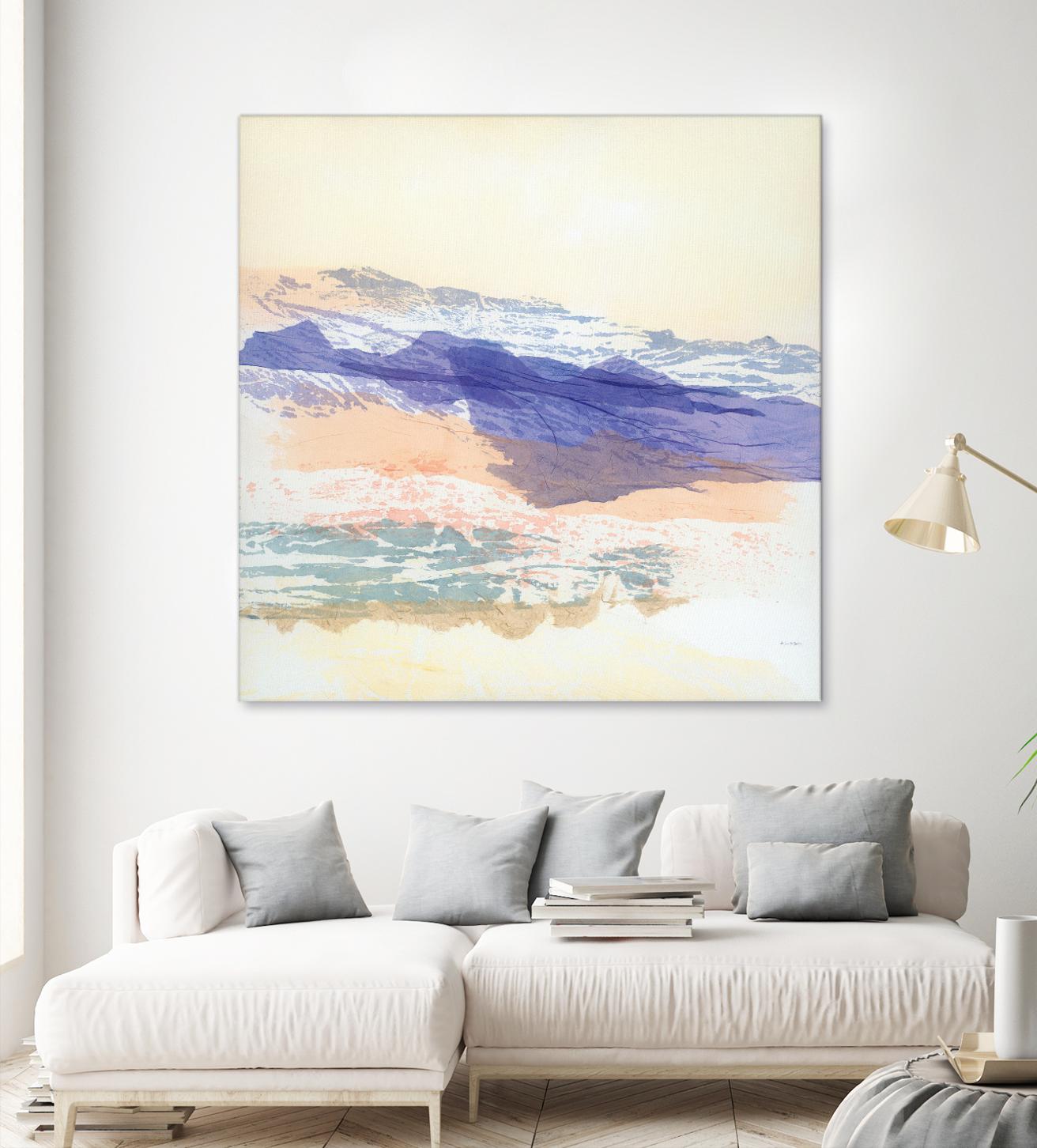 Abstract Mountain by Jan Sullivan Fowler on GIANT ART - multicolor abstracts; contemporary