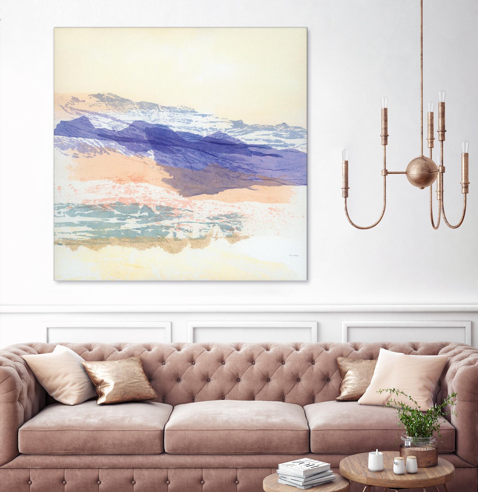 Abstract Mountain by Jan Sullivan Fowler on GIANT ART - multicolor abstracts; contemporary