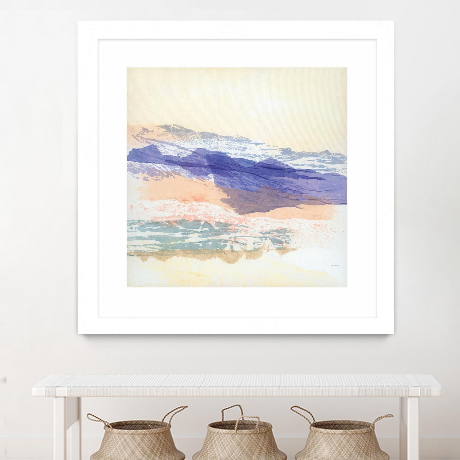 Abstract Mountain by Jan Sullivan Fowler on GIANT ART - multicolor abstracts; contemporary