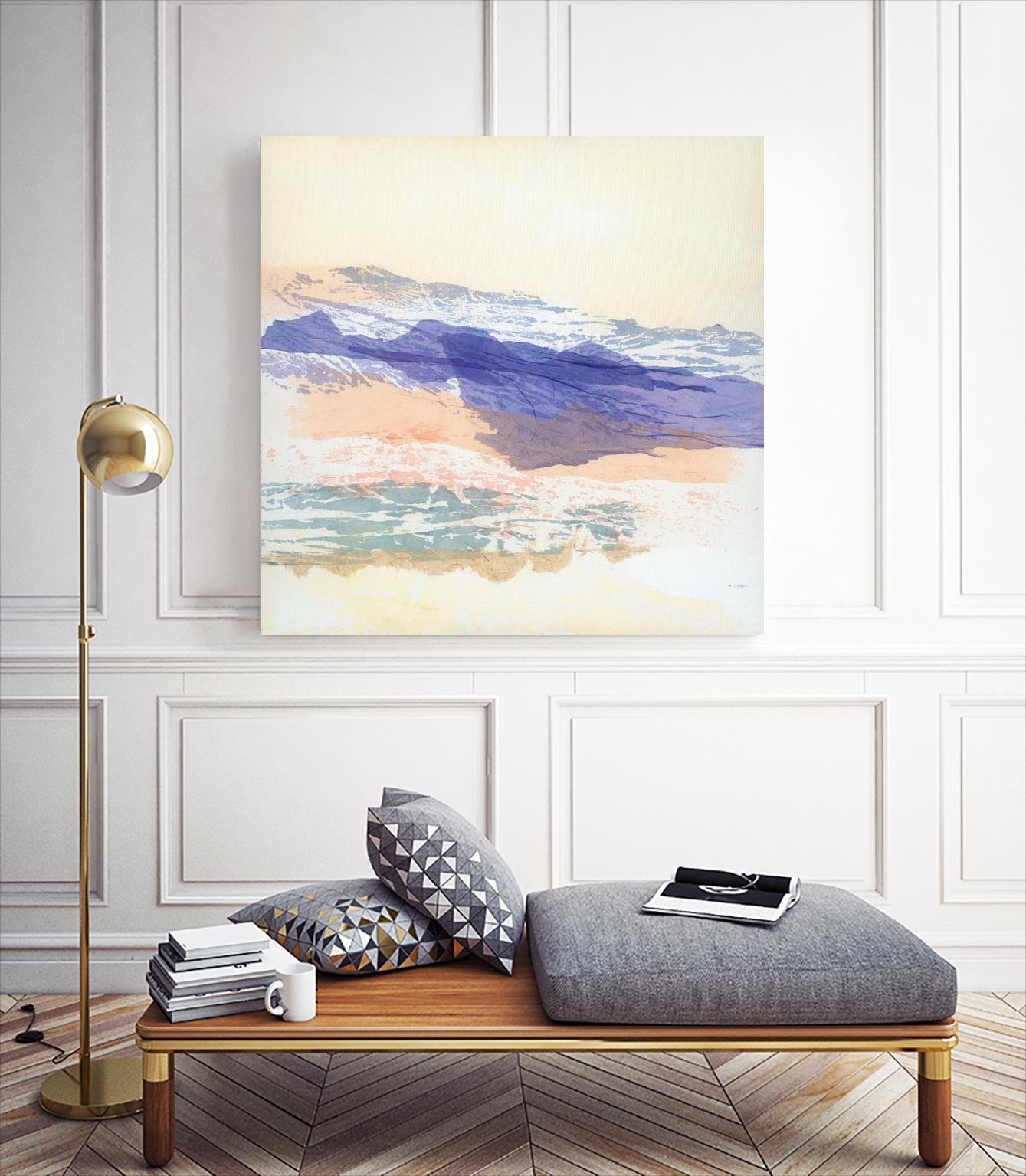 Abstract Mountain by Jan Sullivan Fowler on GIANT ART - multicolor abstracts; contemporary