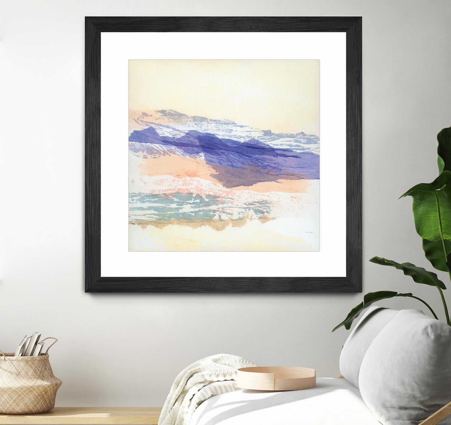 Abstract Mountain by Jan Sullivan Fowler on GIANT ART - multicolor abstracts; contemporary