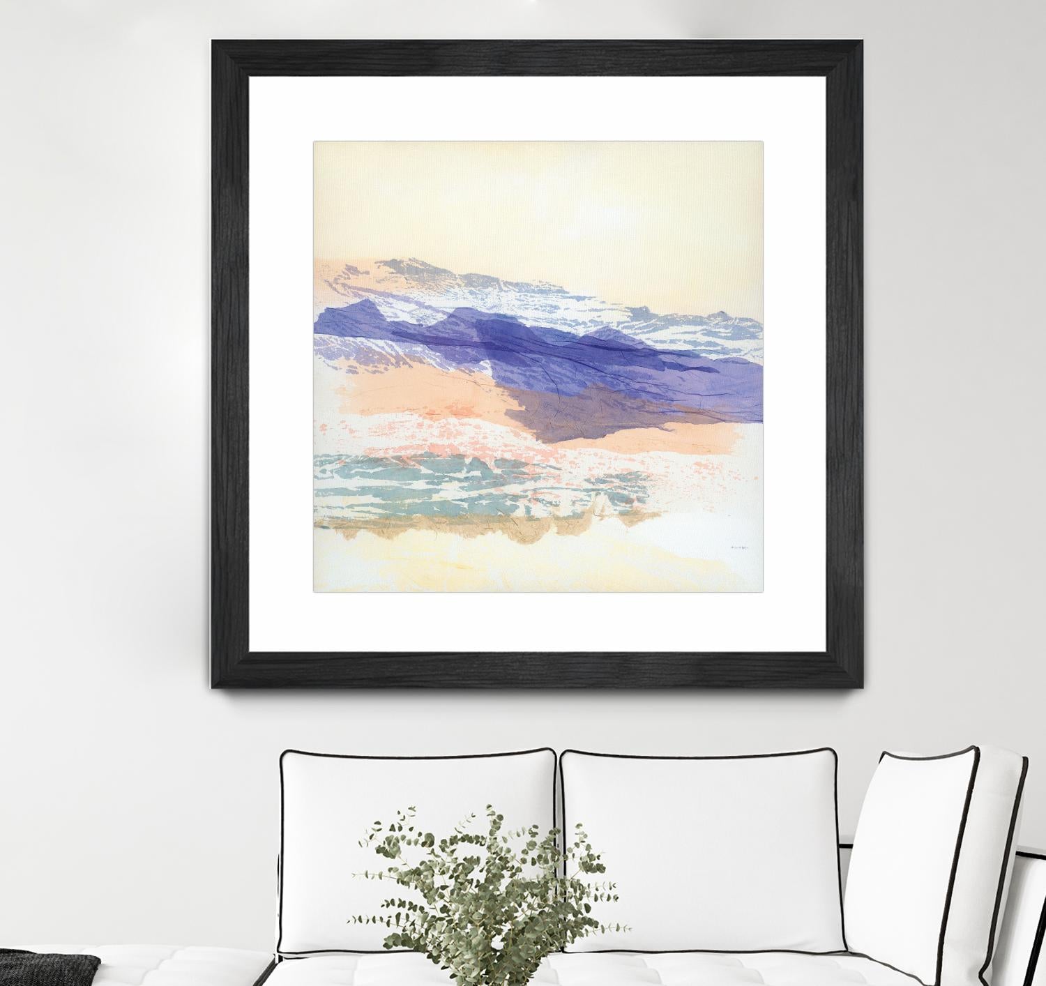 Abstract Mountain by Jan Sullivan Fowler on GIANT ART - multicolor abstracts; contemporary