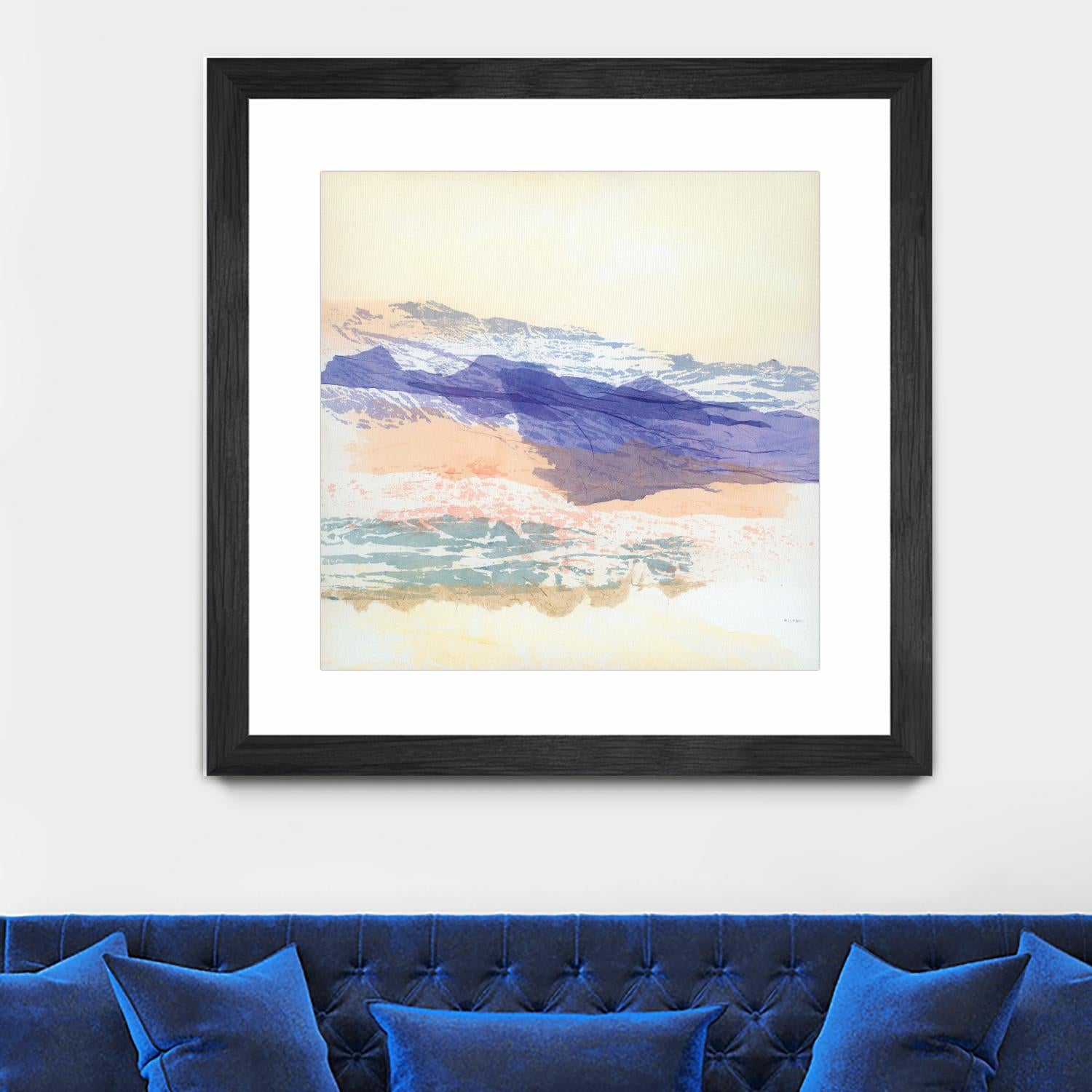 Abstract Mountain by Jan Sullivan Fowler on GIANT ART - multicolor abstracts; contemporary