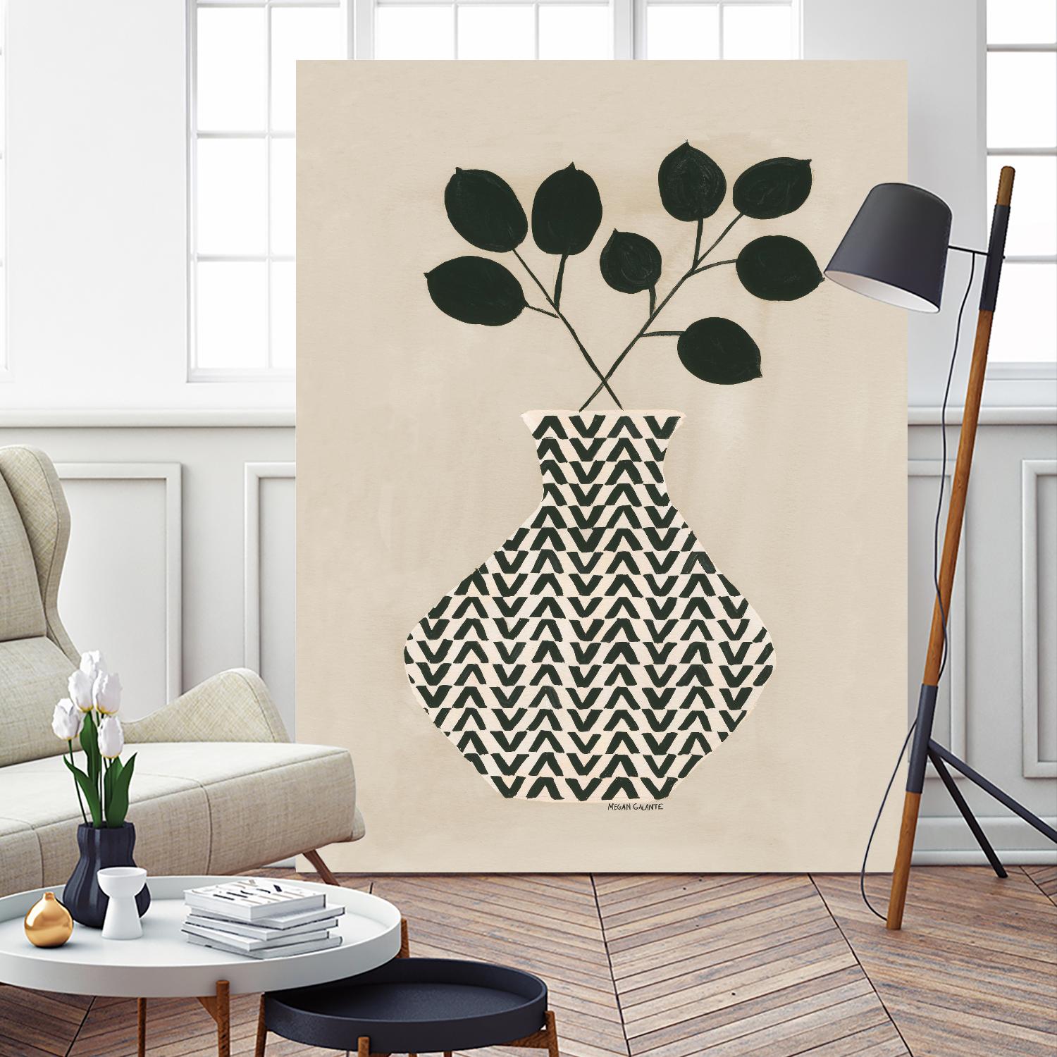 Vadim Vase by Megan Galante on GIANT ART - green contemporary, floral/still life, vases