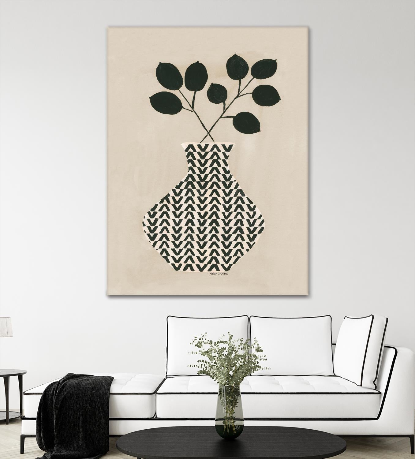 Vadim Vase by Megan Galante on GIANT ART - green contemporary, floral/still life, vases