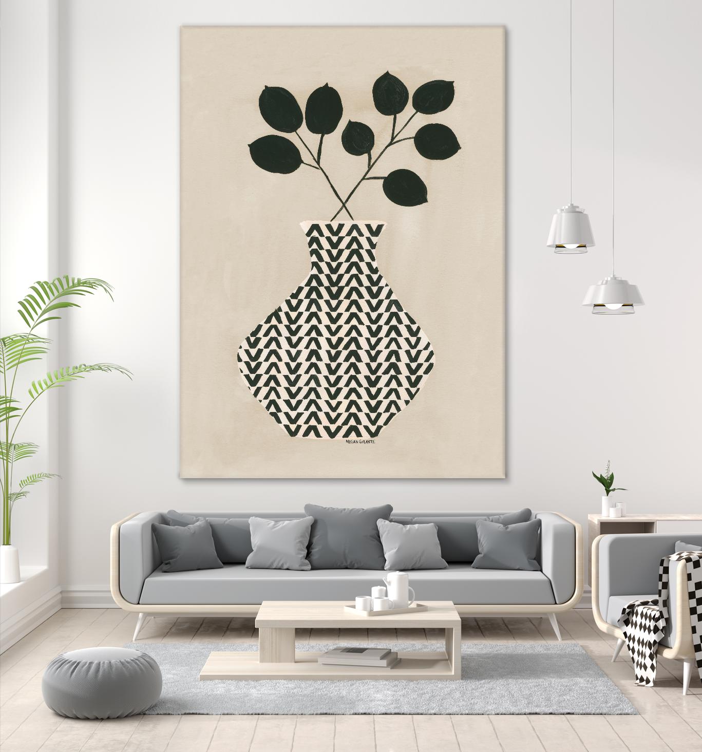 Vadim Vase by Megan Galante on GIANT ART - green contemporary, floral/still life, vases