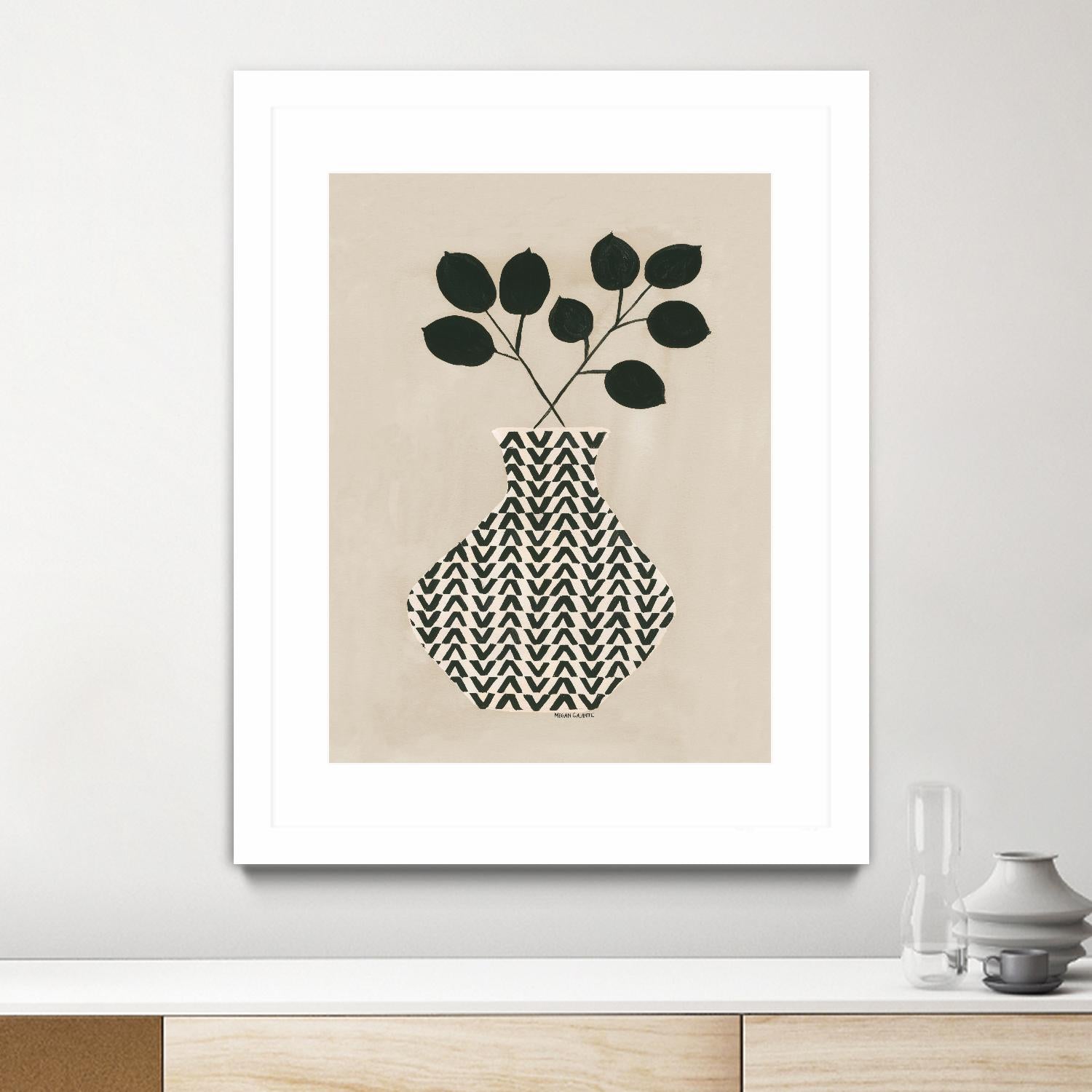 Vadim Vase by Megan Galante on GIANT ART - green contemporary, floral/still life, vases