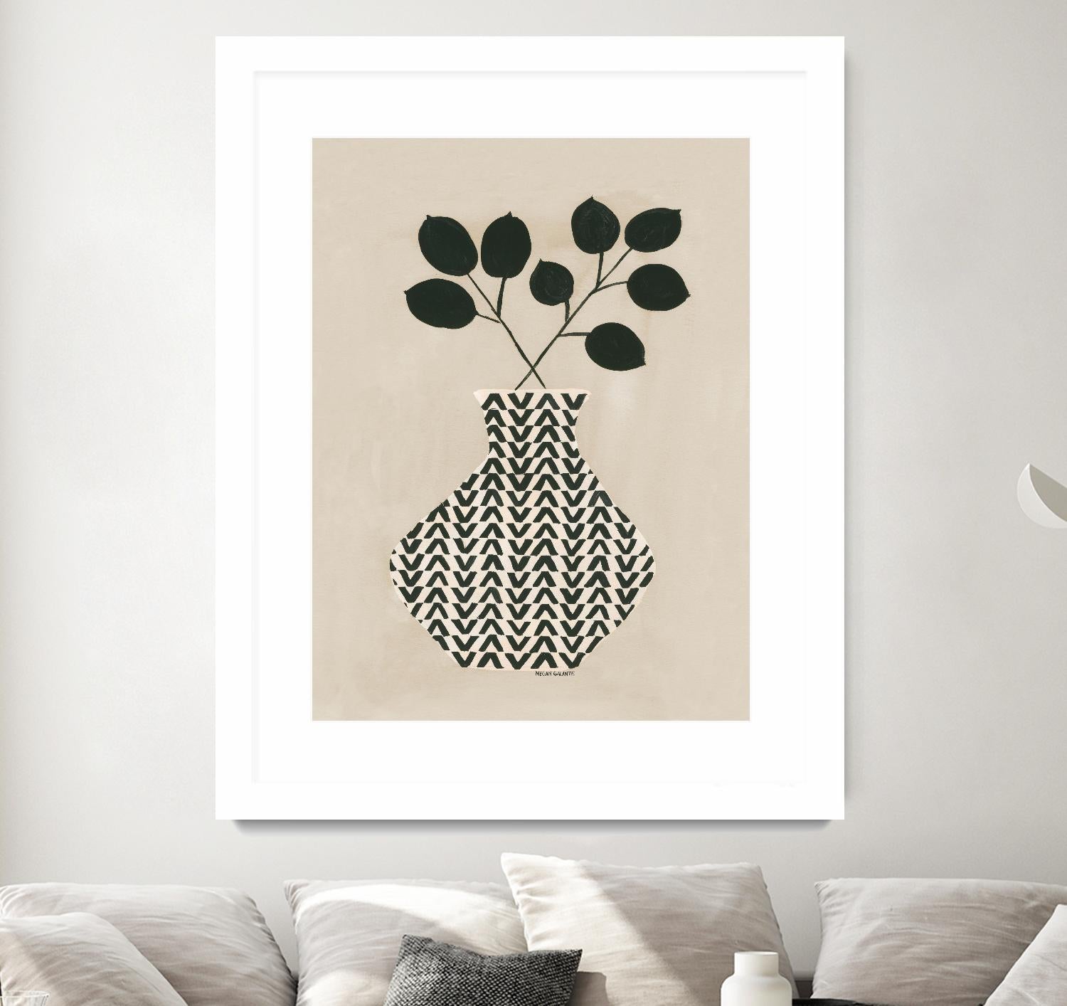 Vadim Vase by Megan Galante on GIANT ART - green contemporary, floral/still life, vases