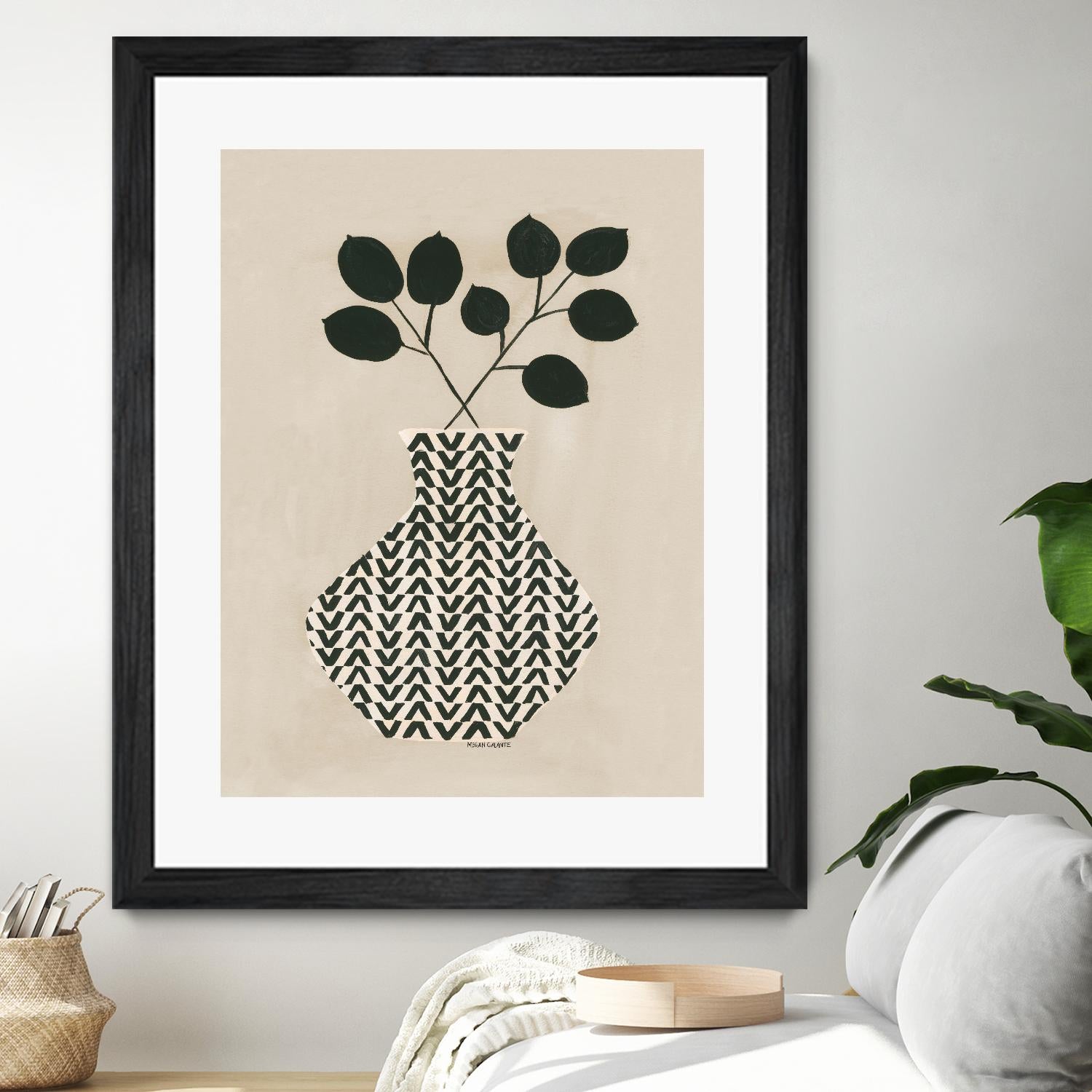 Vadim Vase by Megan Galante on GIANT ART - green contemporary, floral/still life, vases